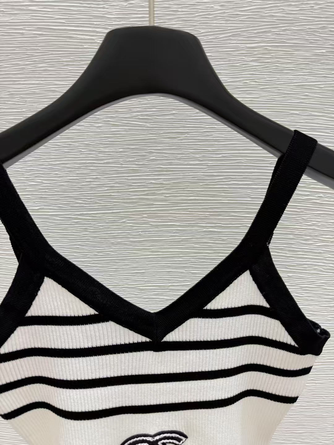 Striped knitted camisole