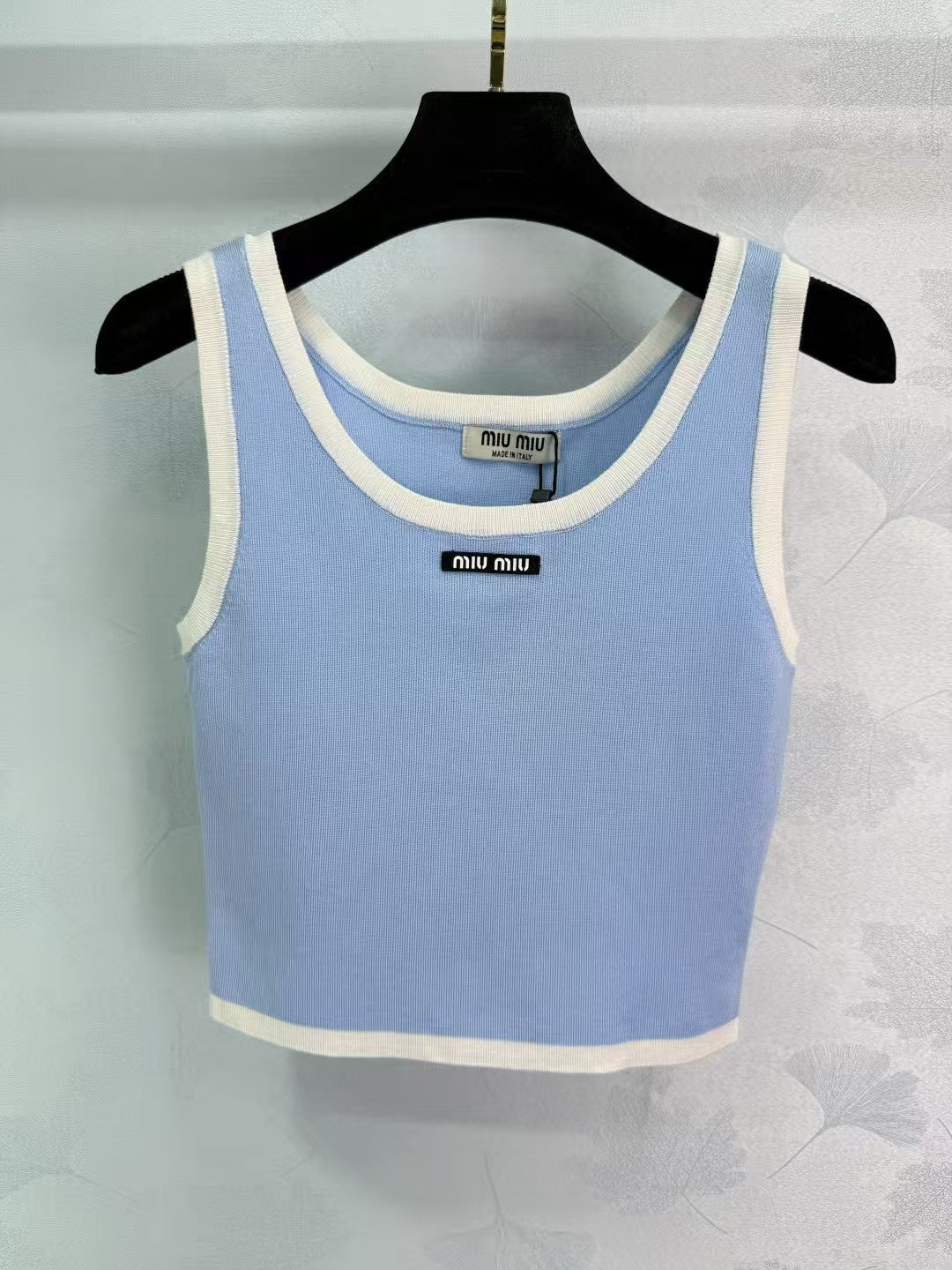 New spring and summer knitted vest classic letter logo