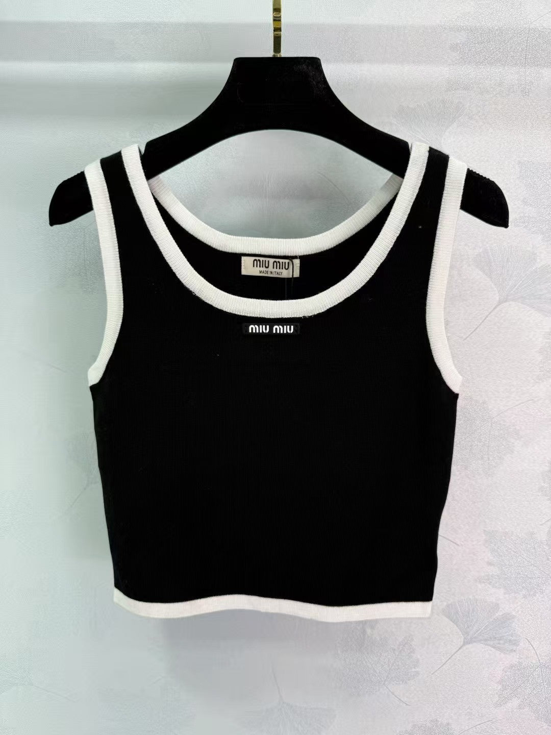 New spring and summer knitted vest classic letter logo