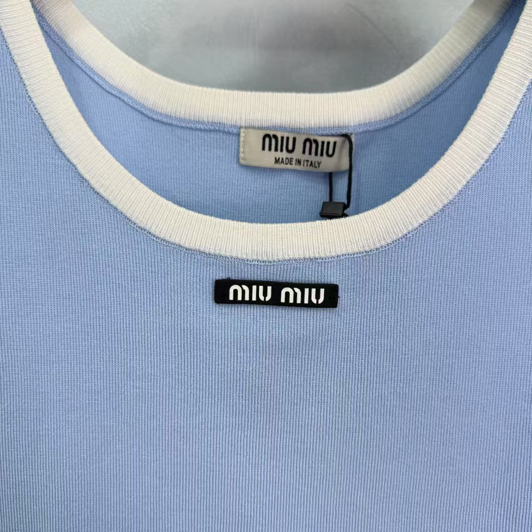 New spring and summer knitted vest classic letter logo