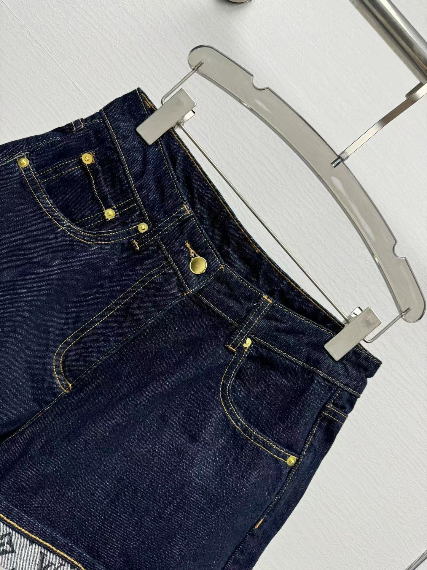 25 new La Chapelle American rolled denim shorts