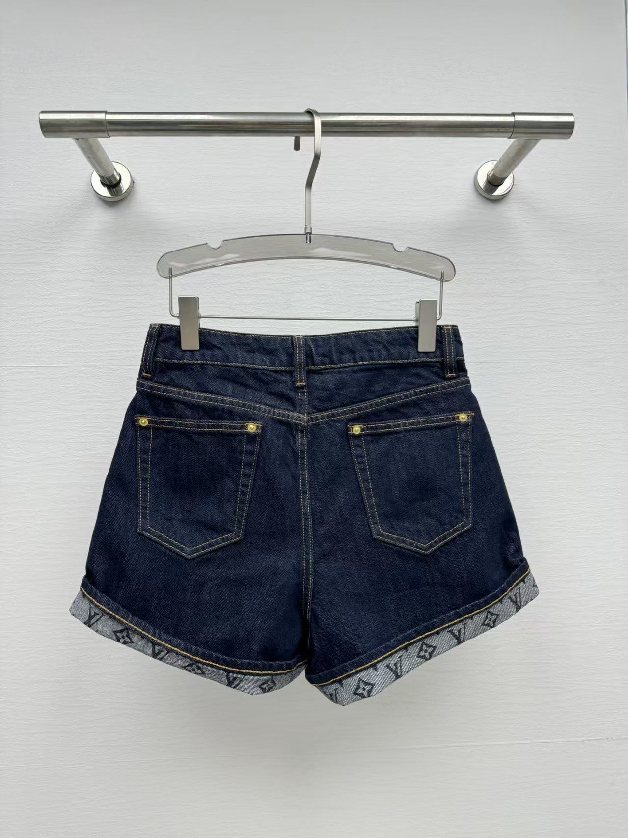 25 new La Chapelle American rolled denim shorts