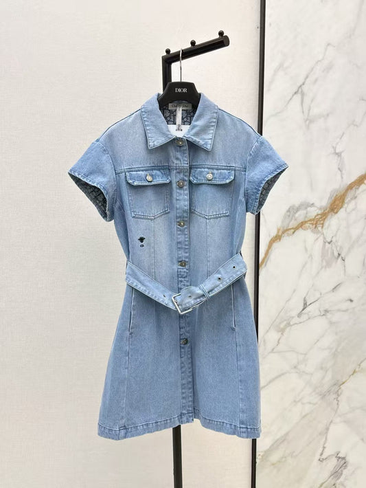 Spring/Summer Latest Inner Jacquard Old Flower Denim Series
