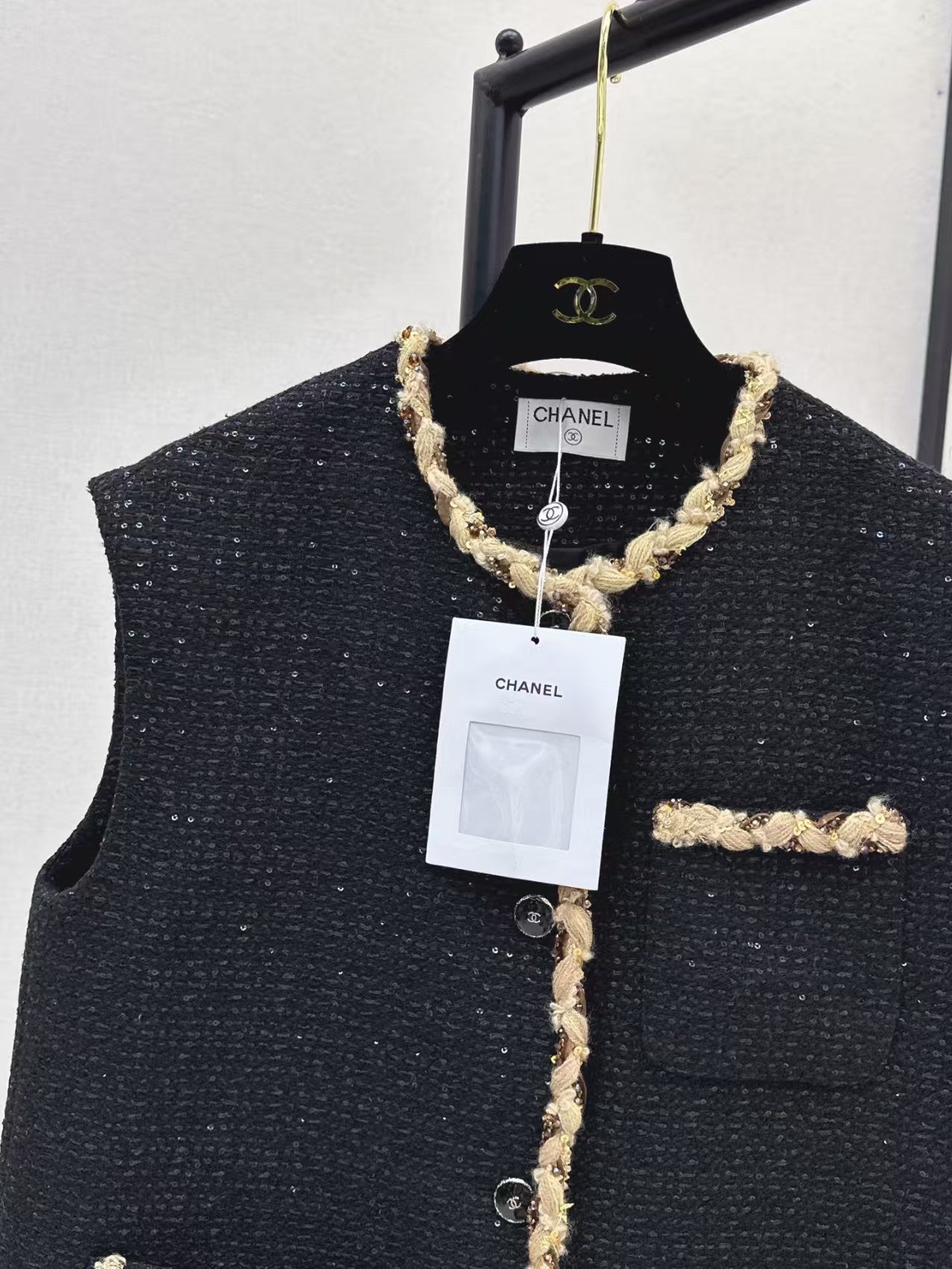 Latest Tweed Vest Jacket