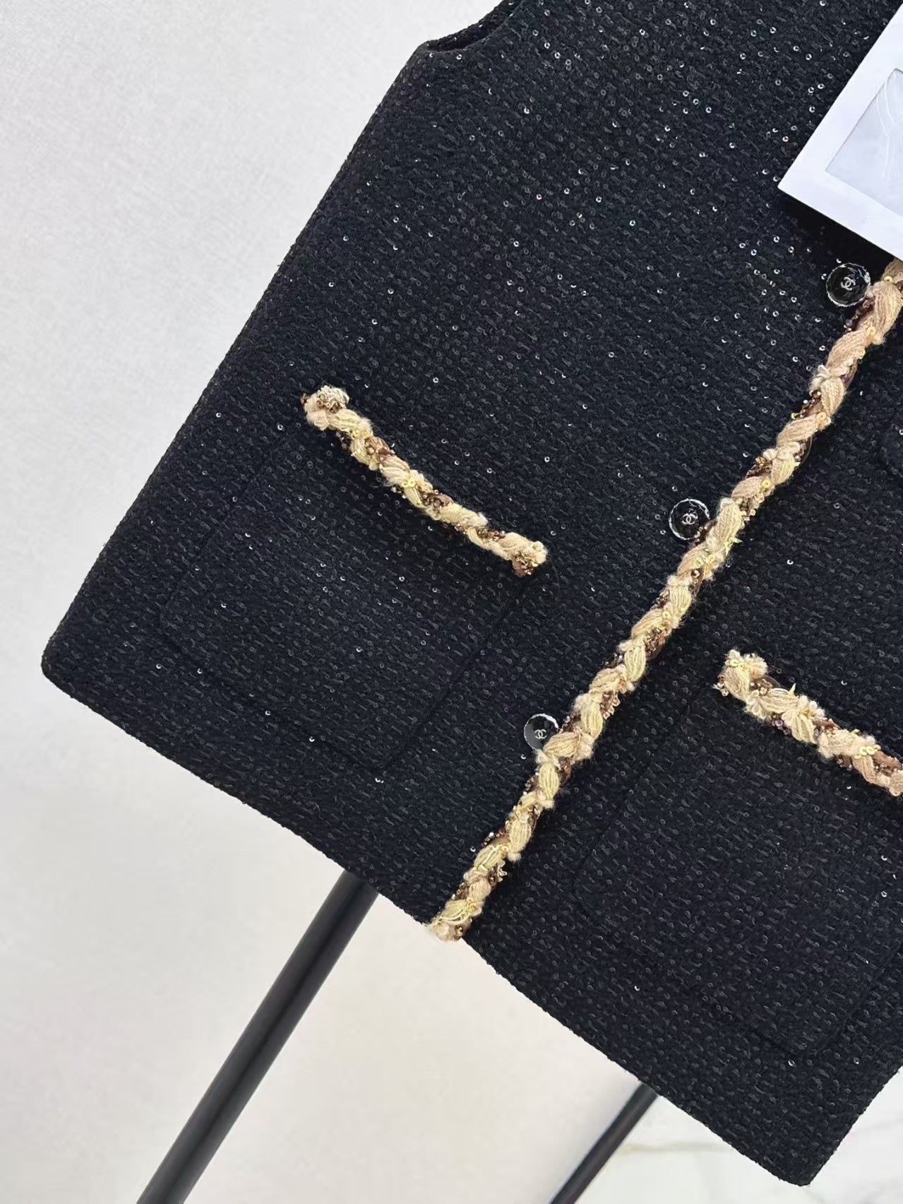 Latest Tweed Vest Jacket