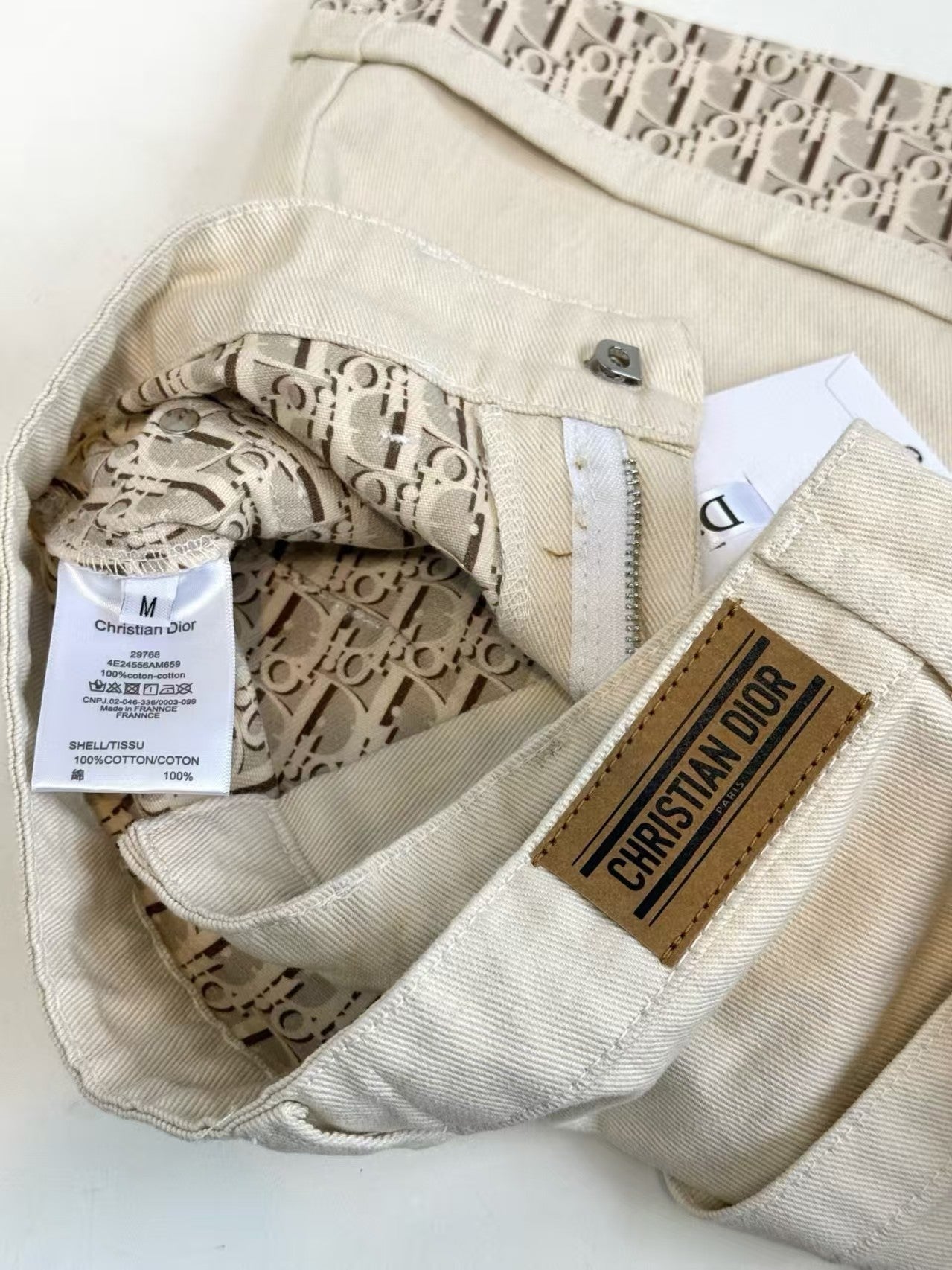Spring/Summer New Double Pocket Rolled Hem Jeans