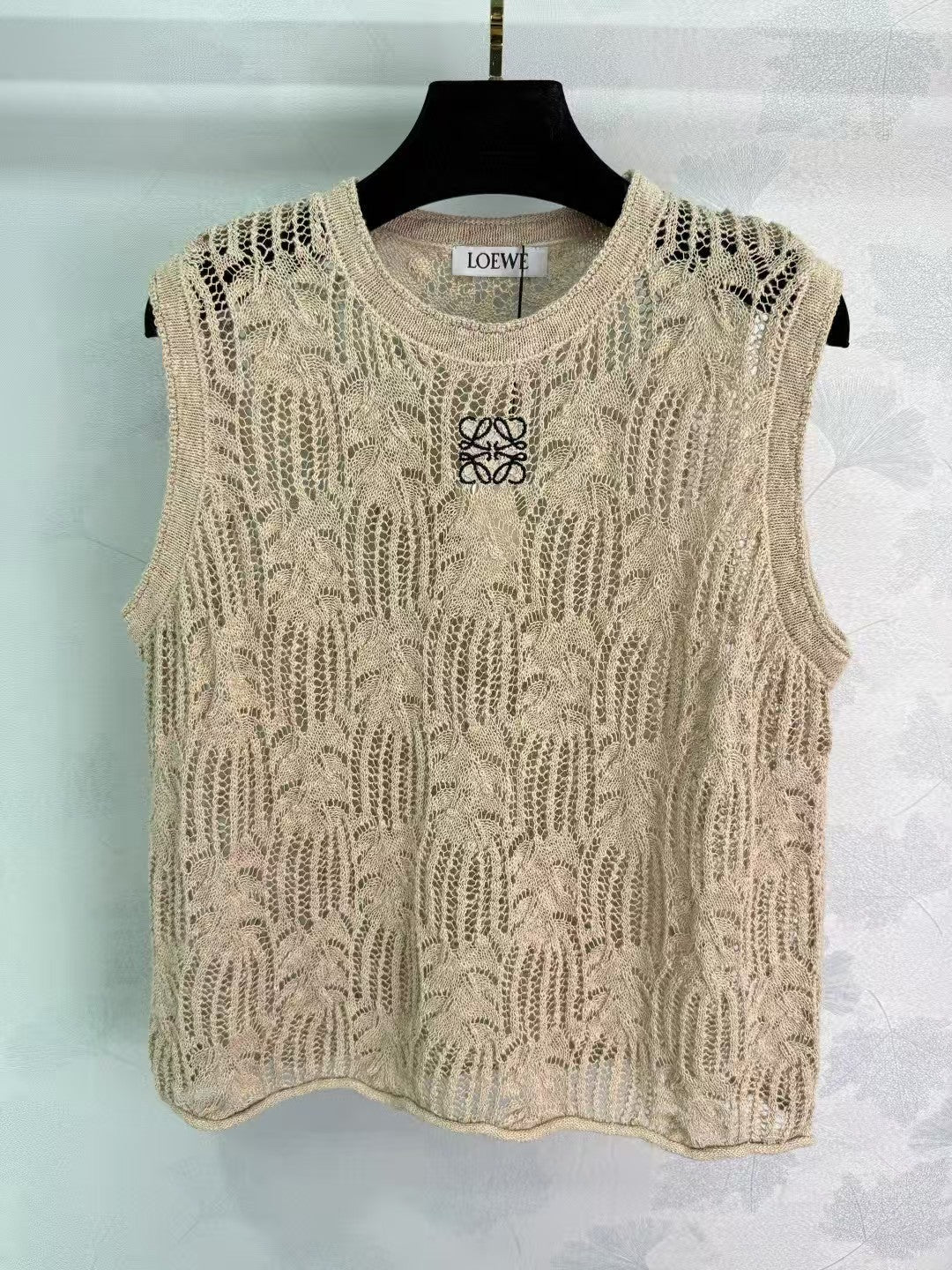 New spring and summer hollow knitted vest