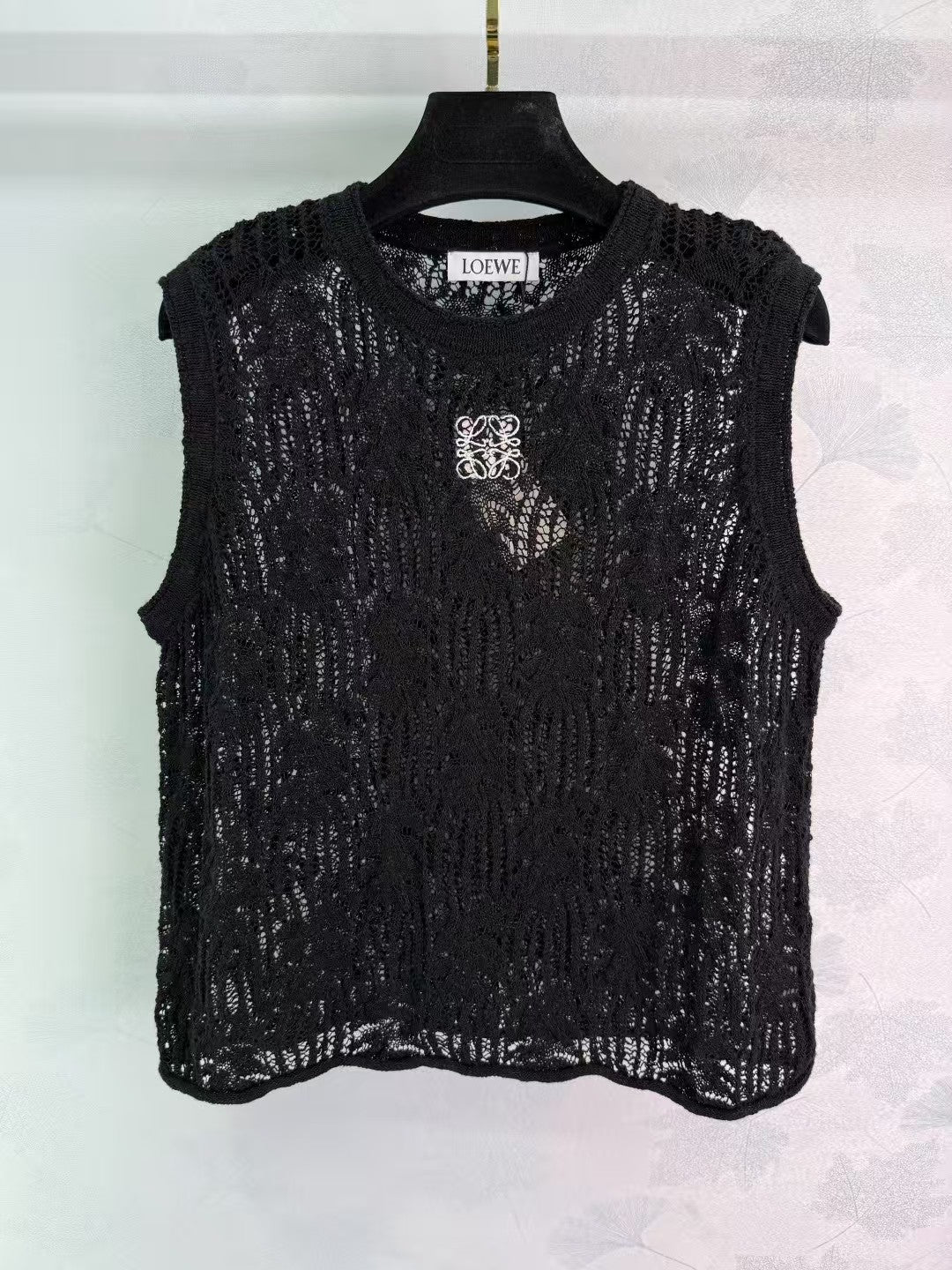 New spring and summer hollow knitted vest