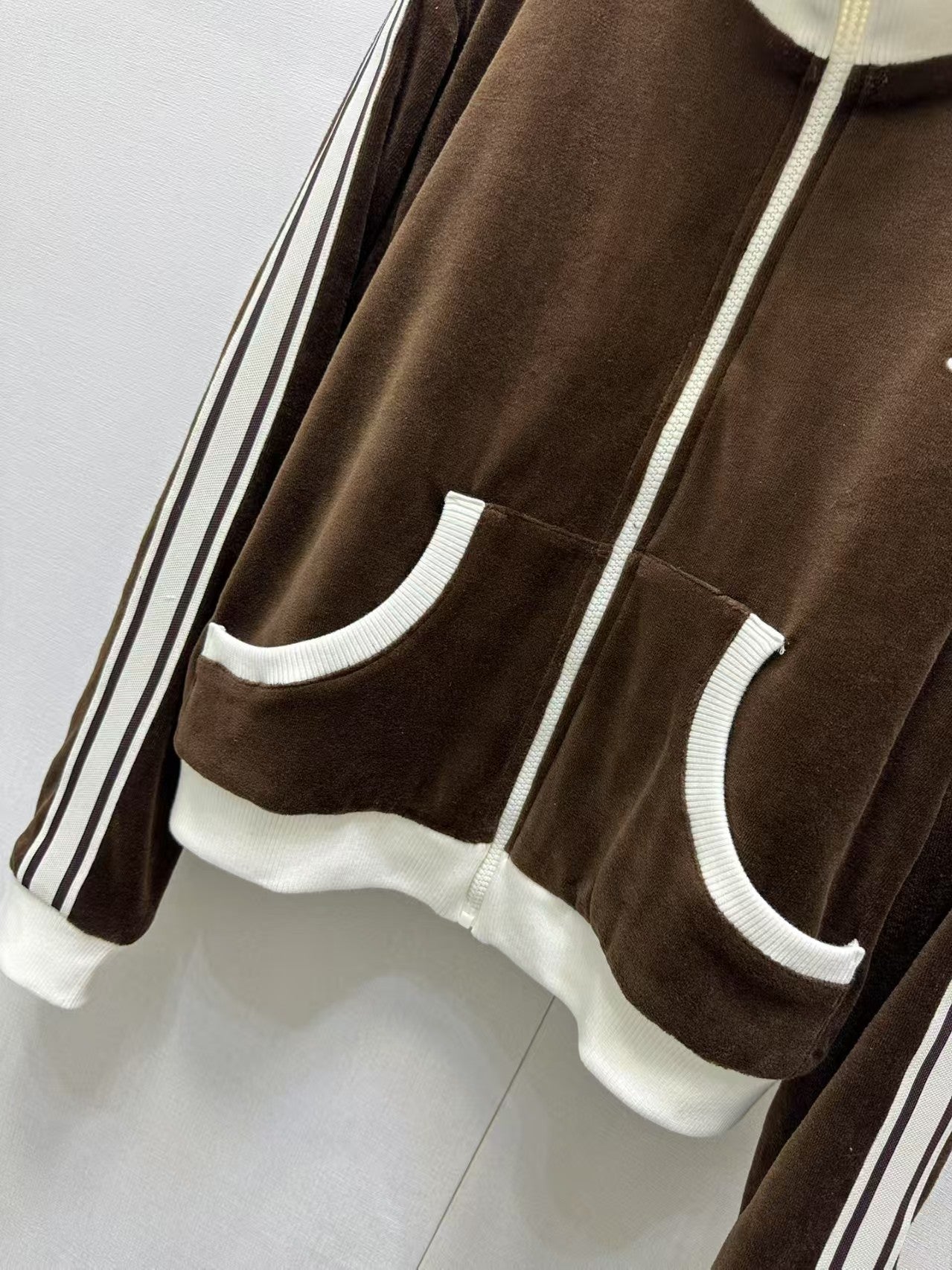 Arc de Triomphe Zipper Stand Collar Casual Jacket