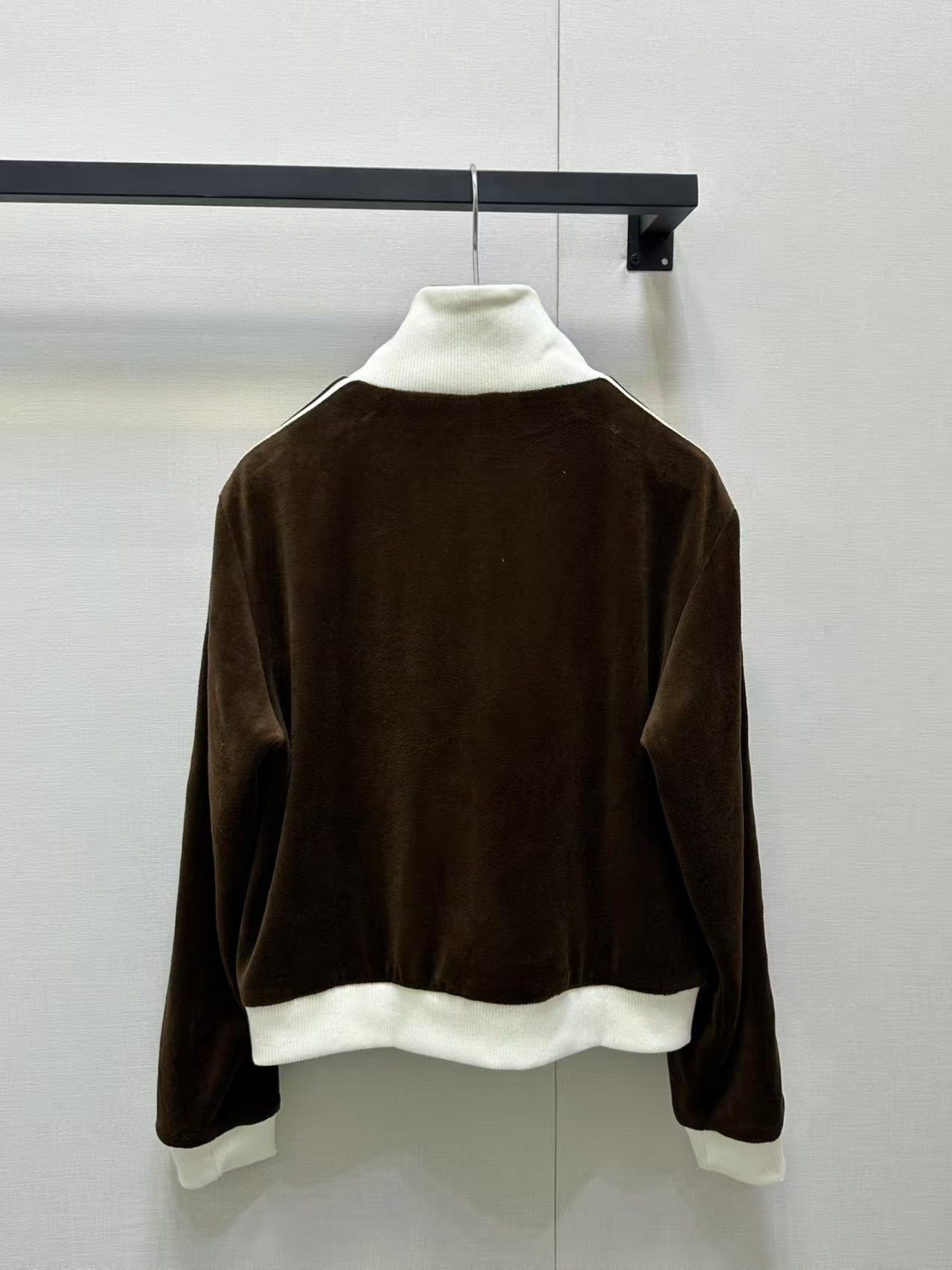 Arc de Triomphe Zipper Stand Collar Casual Jacket