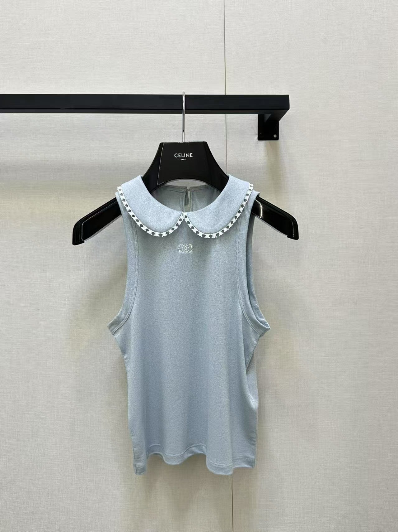 Little Doll Collar Sleeveless Vest