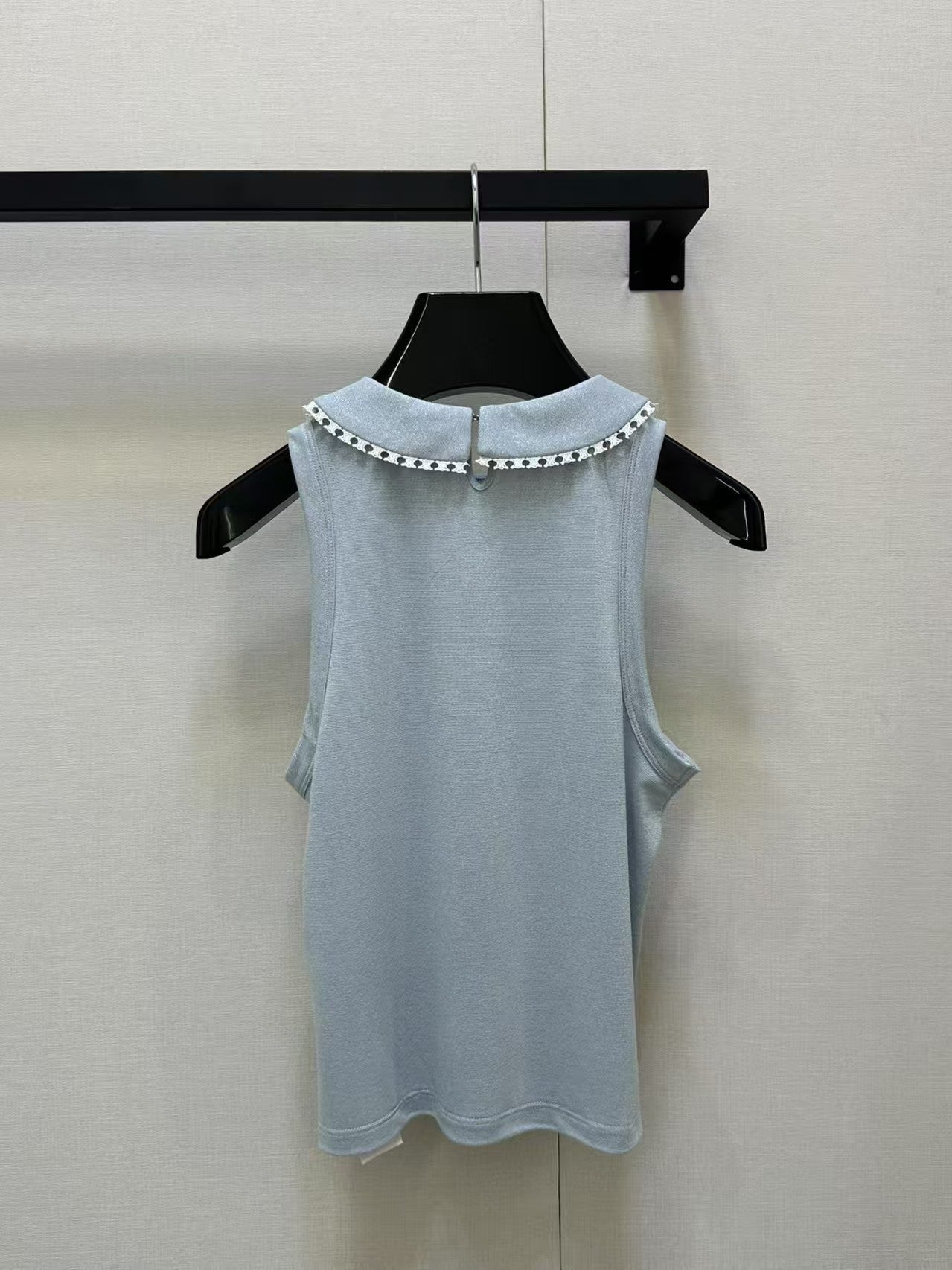 Little Doll Collar Sleeveless Vest