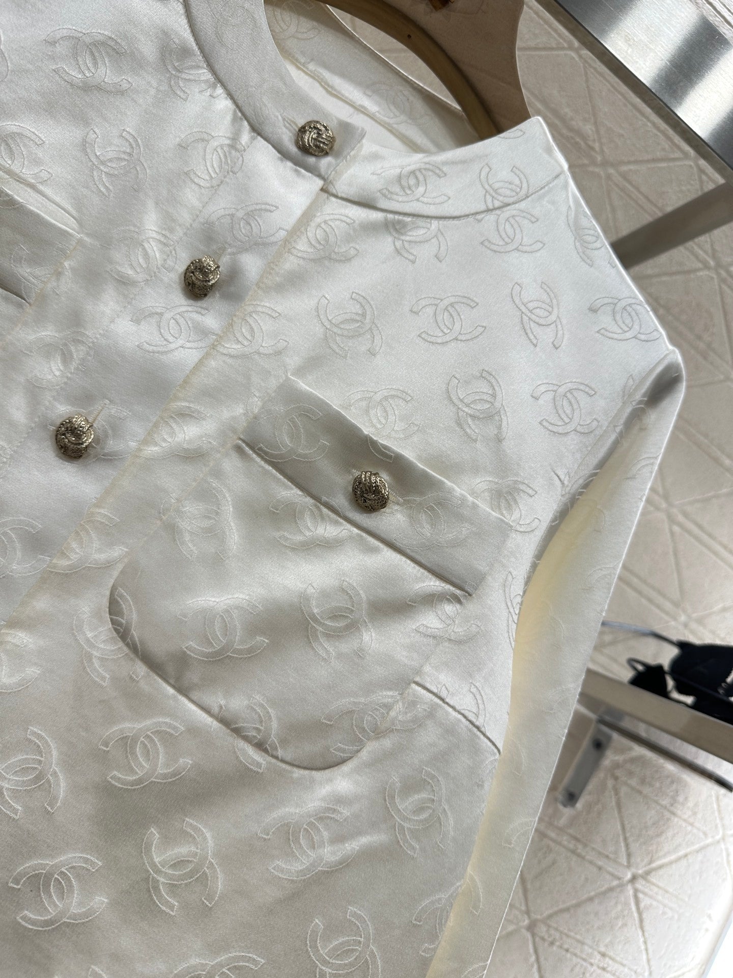 2025 New Arrivals Silk Cotton Jacquard Jacket