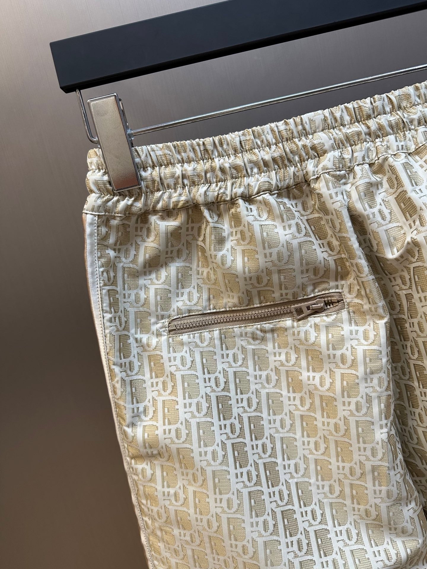 Taffeta jacquard casual trousers