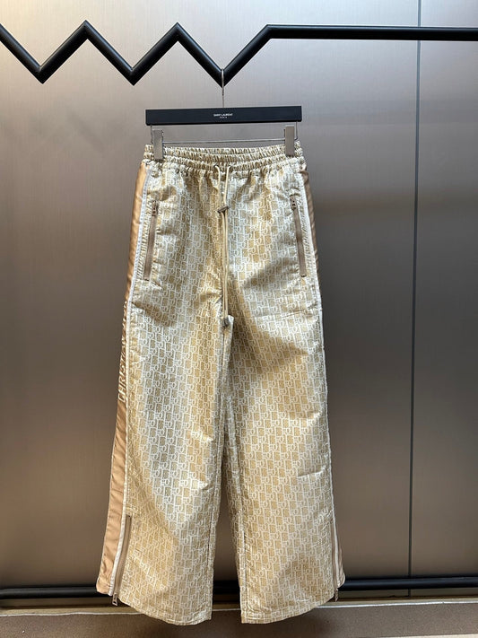 Taffeta jacquard casual trousers
