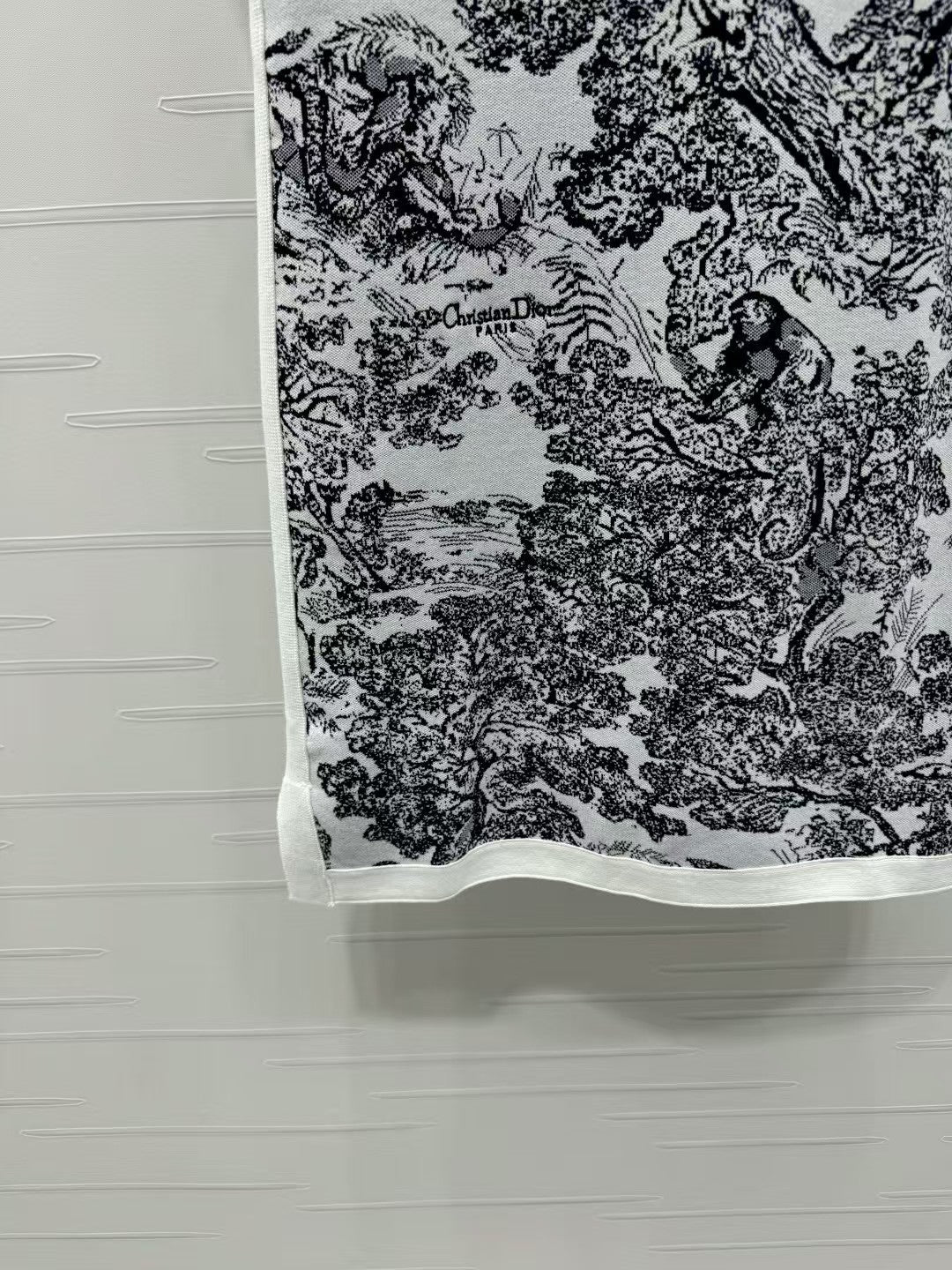 Jungle Jacquard Knit Vest Dress