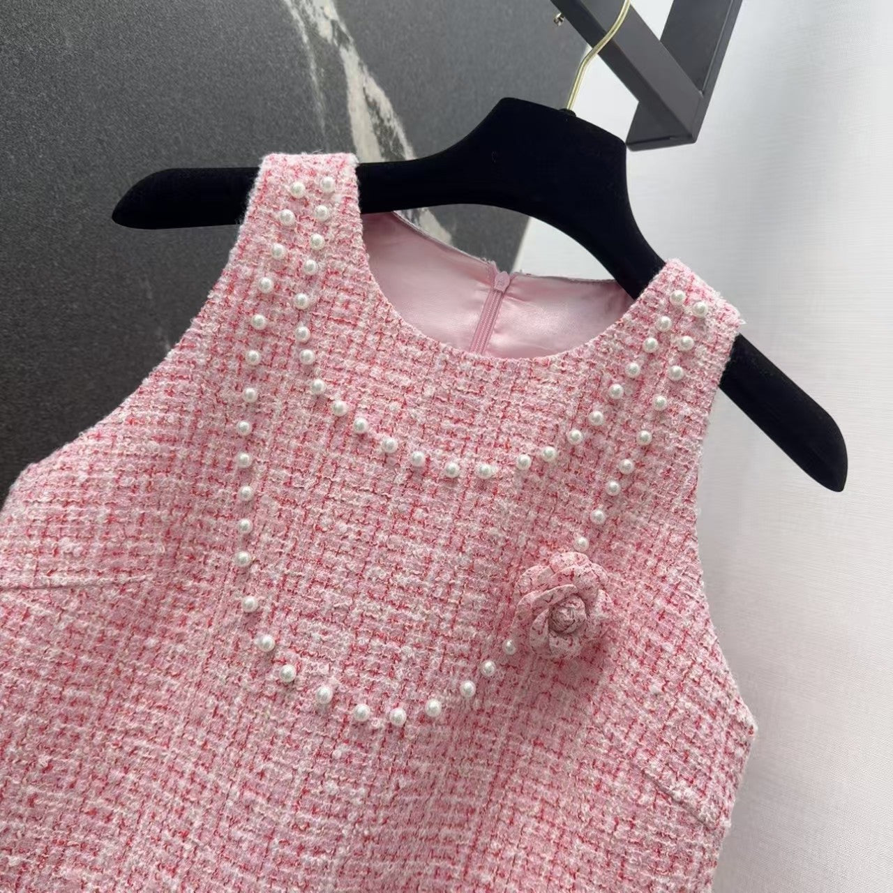 Sakura Pink Sleeveless Dress