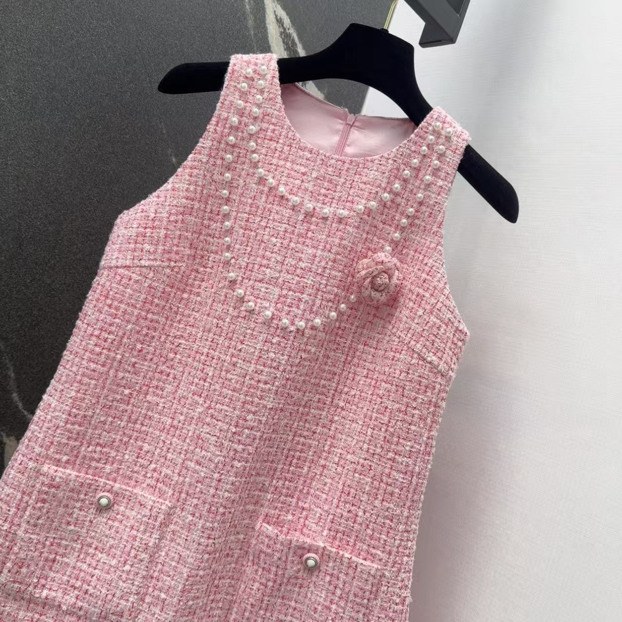 Sakura Pink Sleeveless Dress