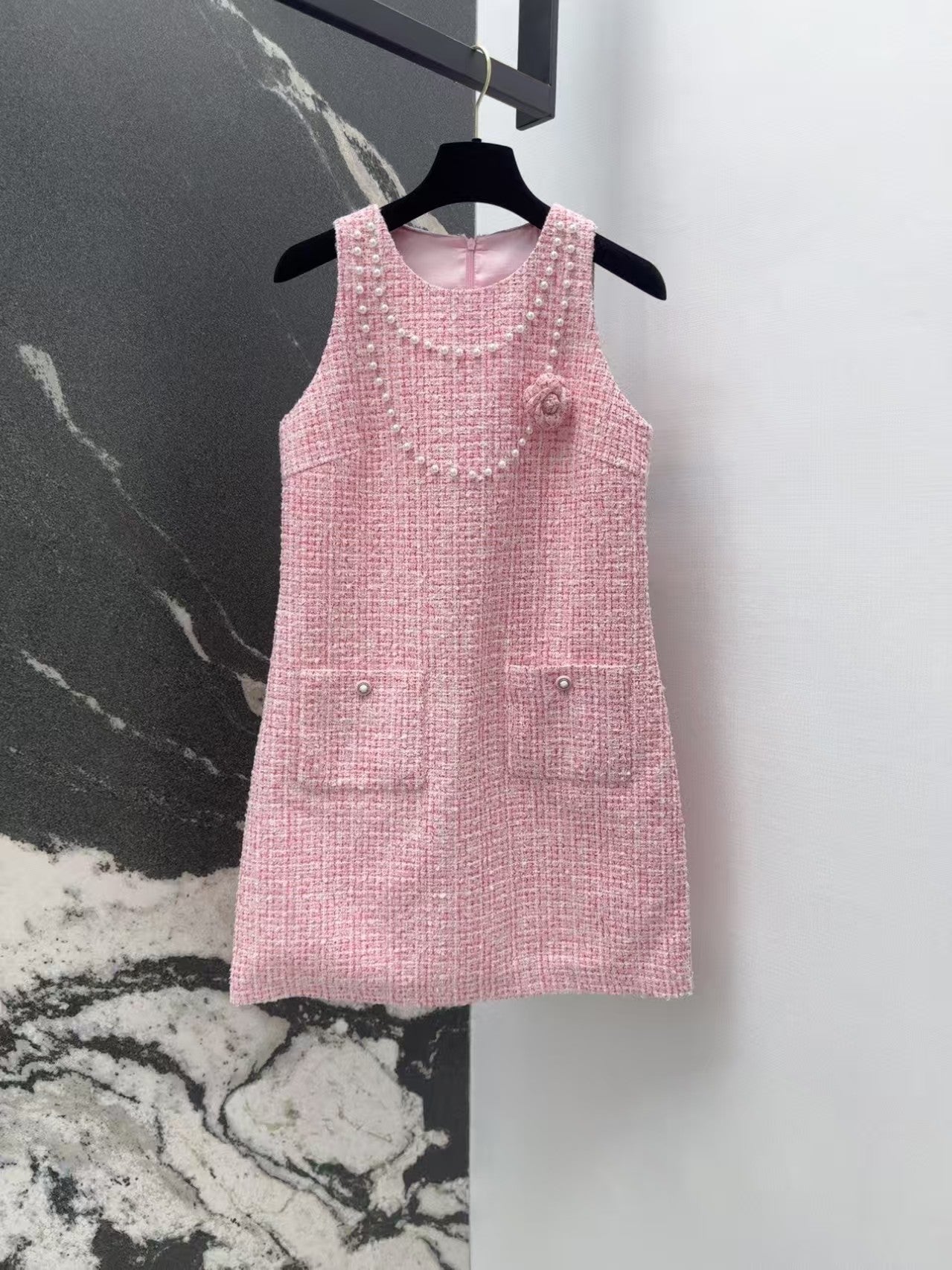 Sakura Pink Sleeveless Dress