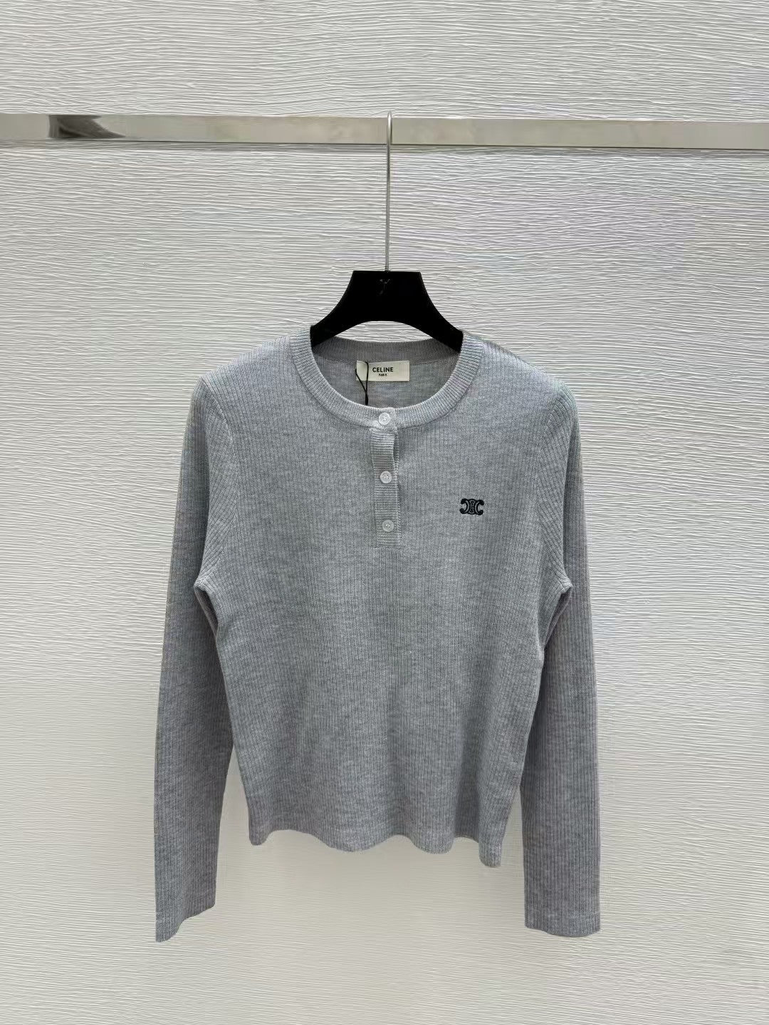 New Arc de Triomphe Pit Stripe Half Cardigan