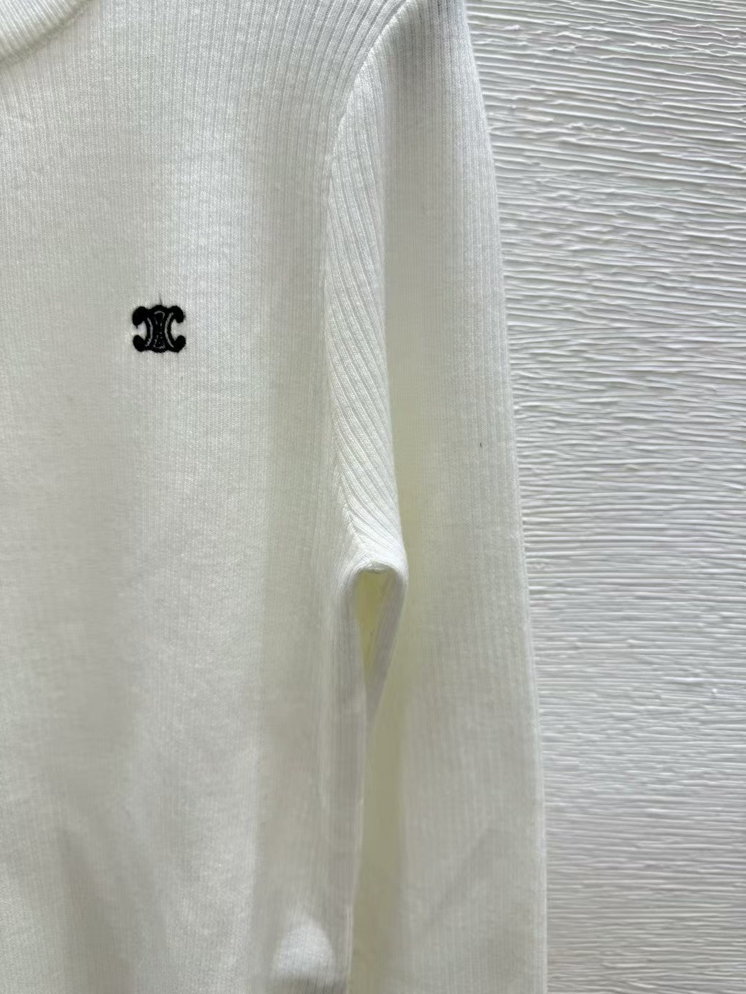 New Arc de Triomphe Pit Stripe Half Cardigan