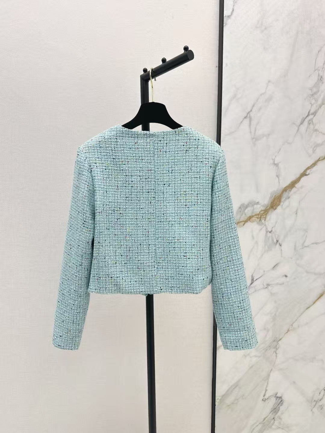 Latest knitted short coat