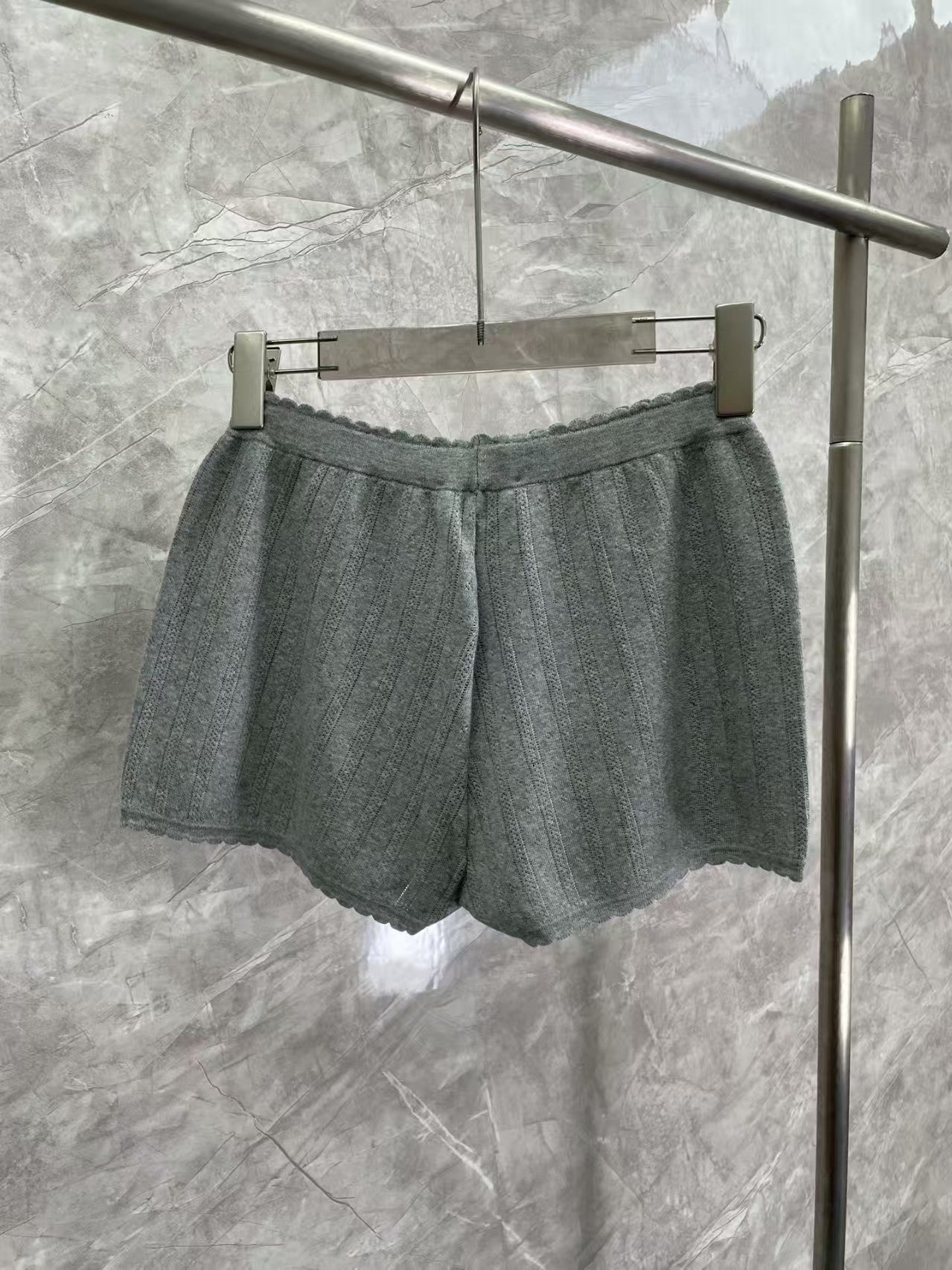 New knitted short sleeves + shorts