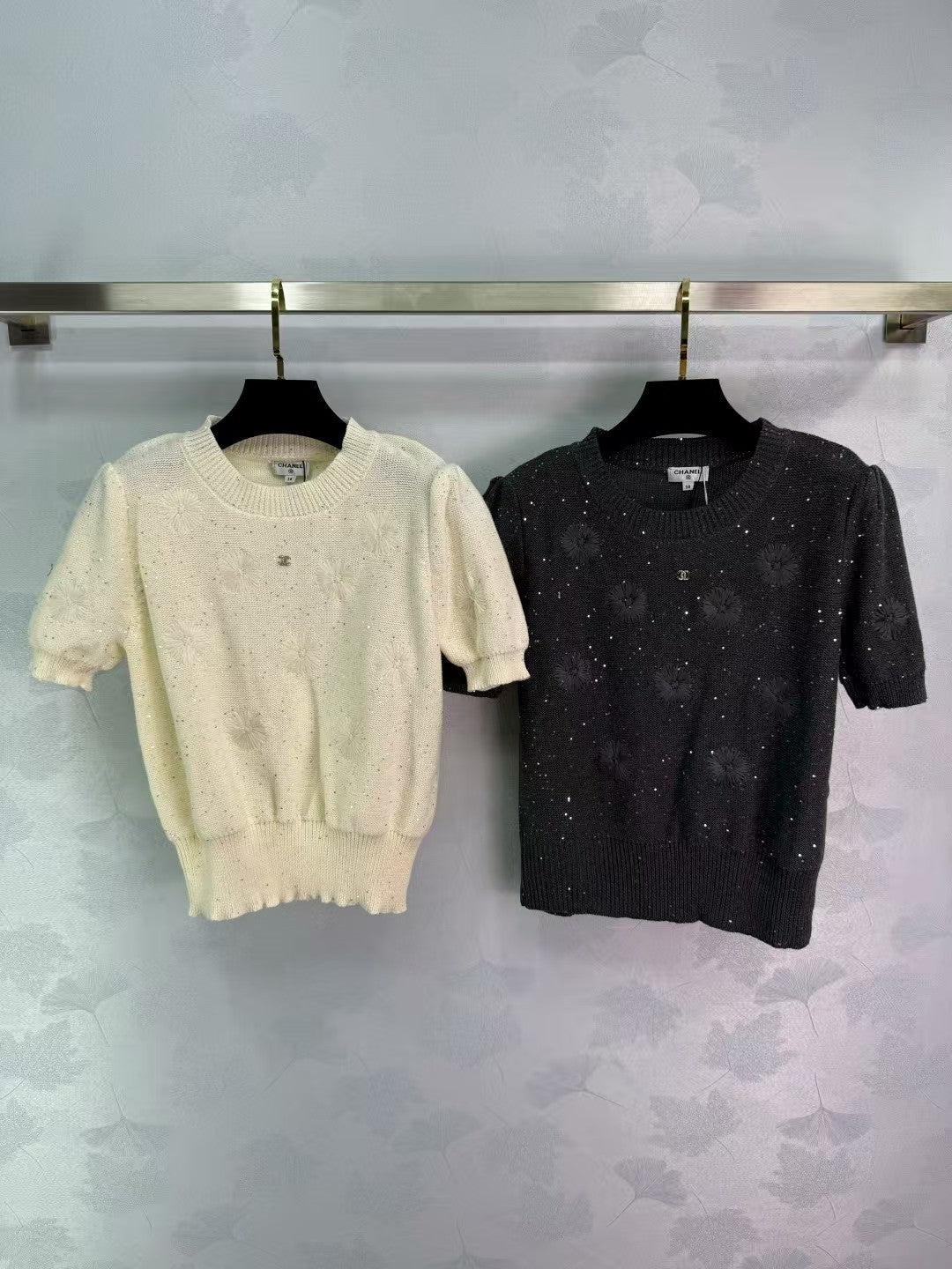 New summer knitted short sleeves