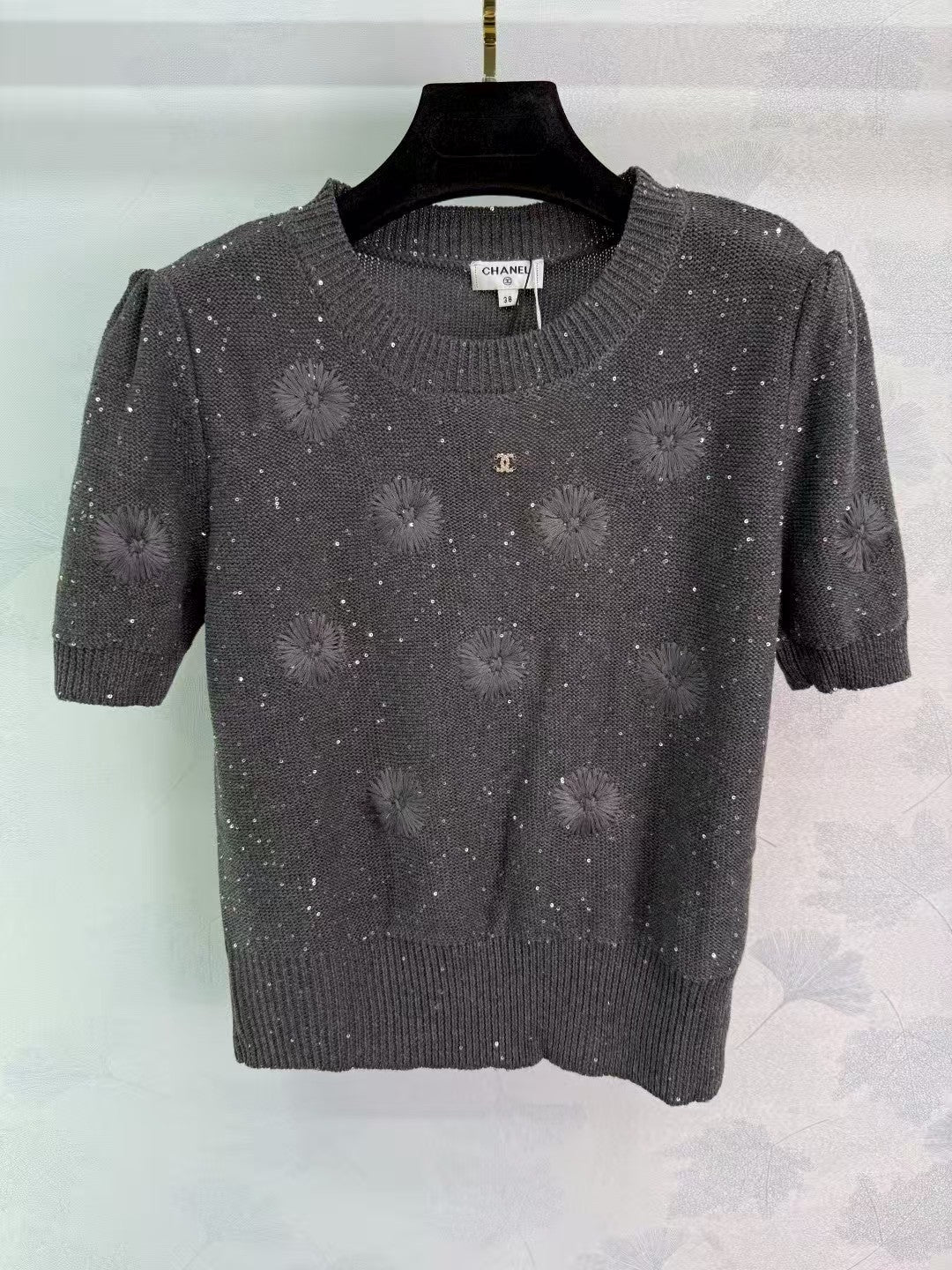 New summer knitted short sleeves