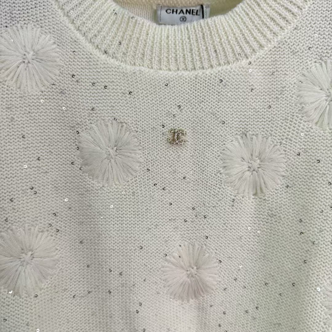 New summer knitted short sleeves