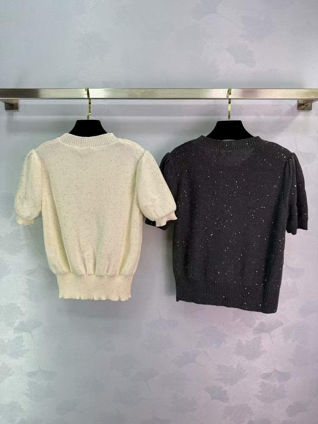 New summer knitted short sleeves