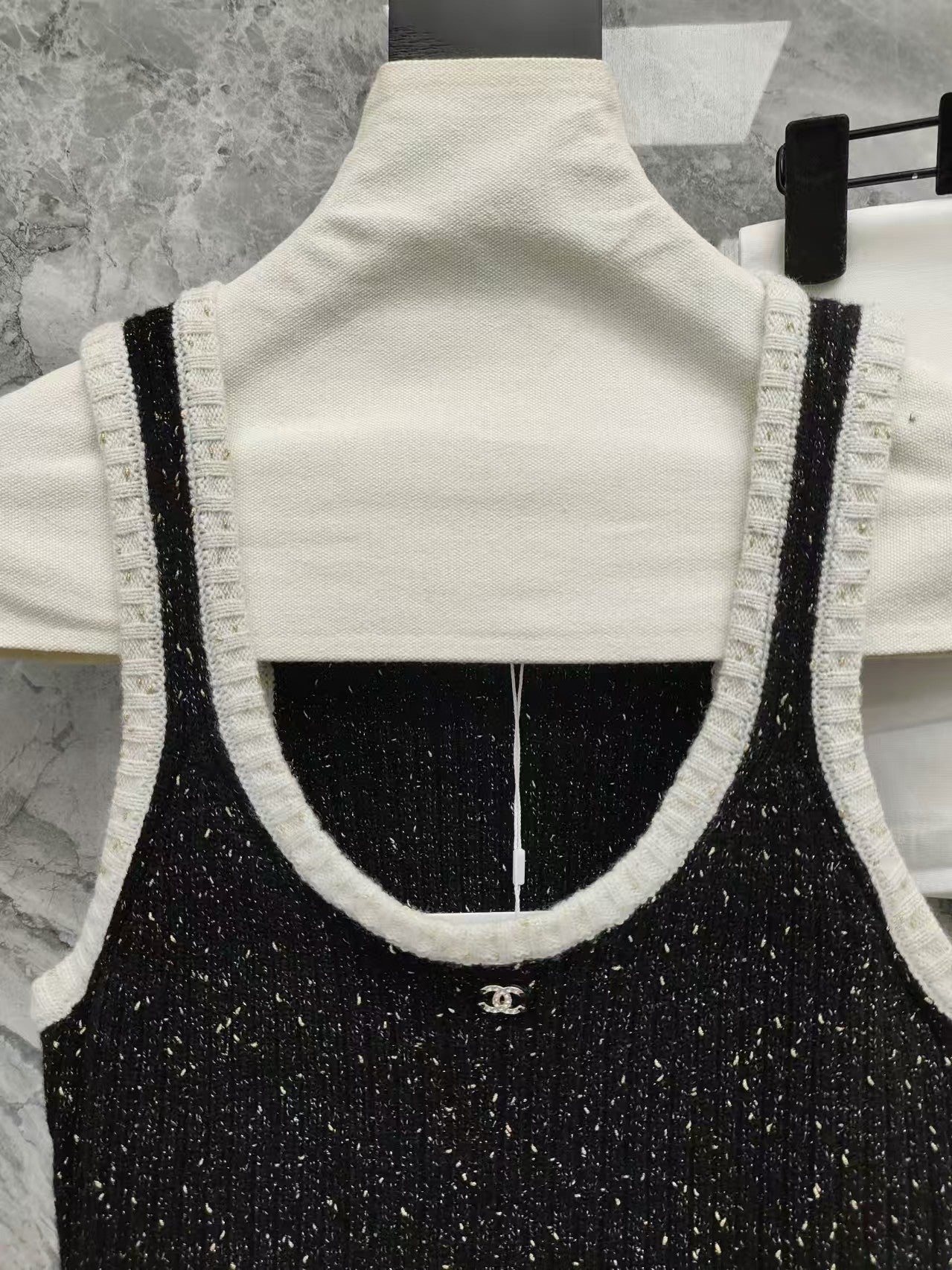 New sequin knitted vest camisole