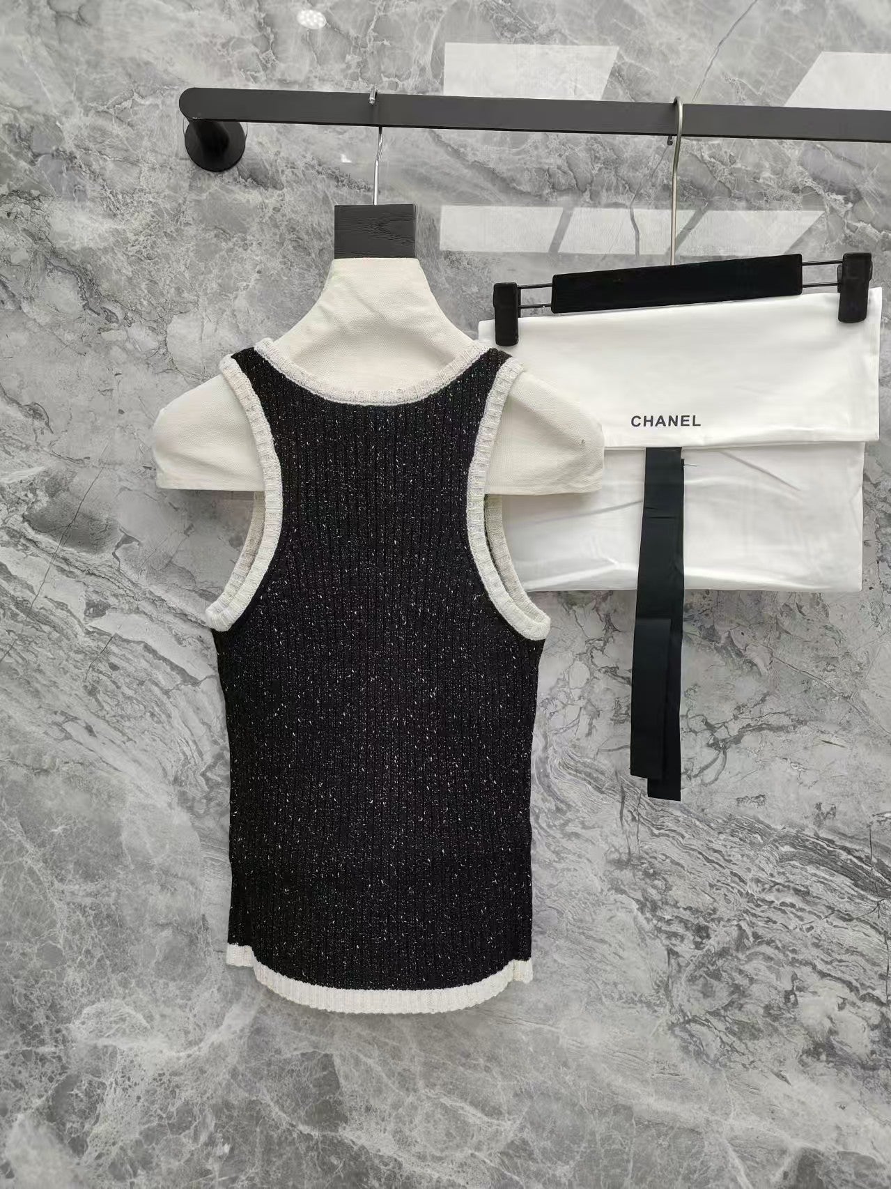 New sequin knitted vest camisole