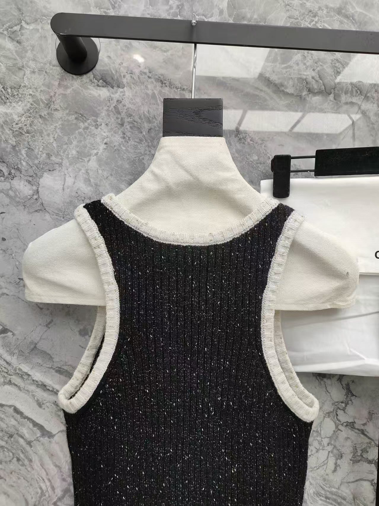 New sequin knitted vest camisole