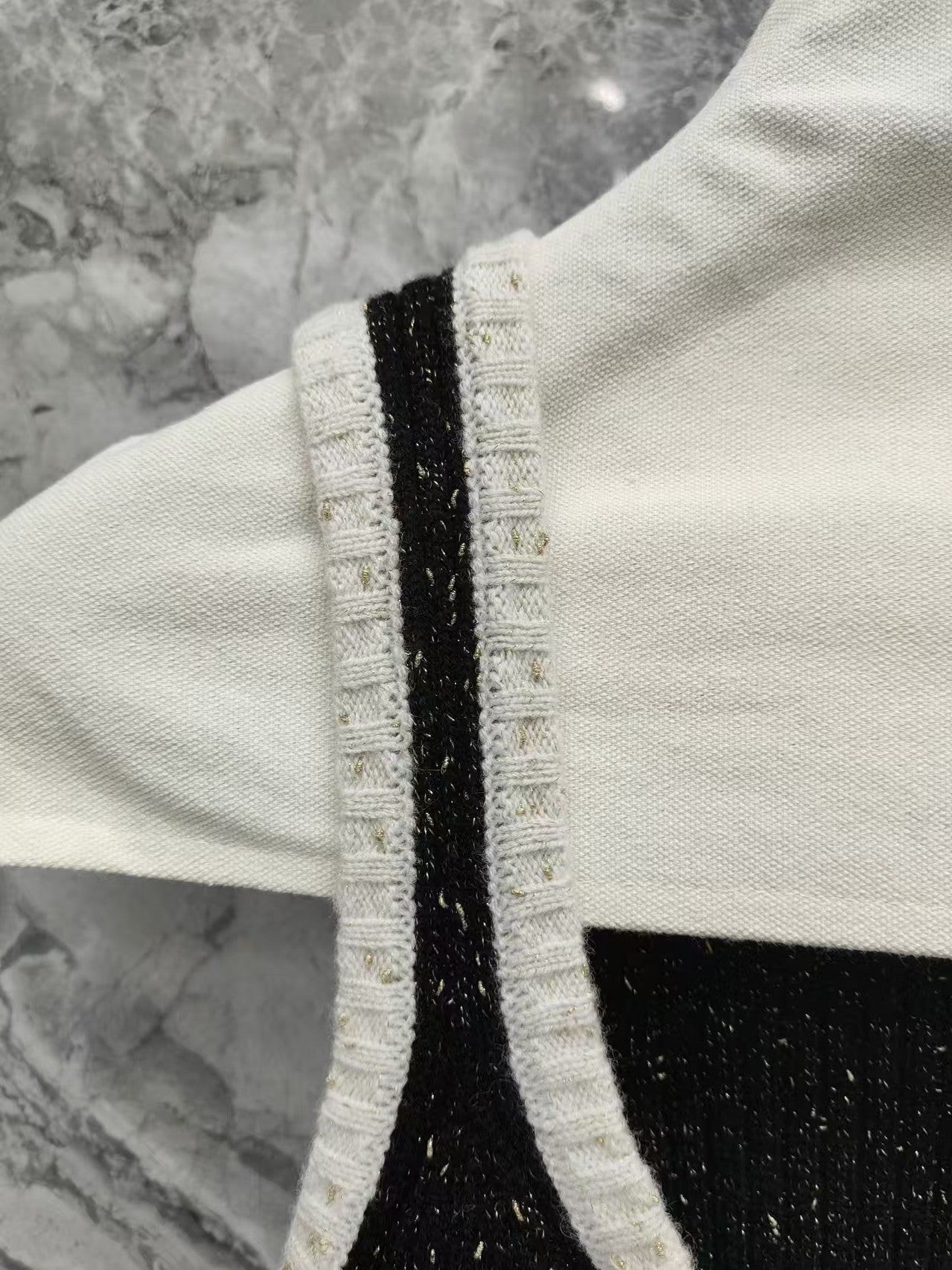 New sequin knitted vest camisole