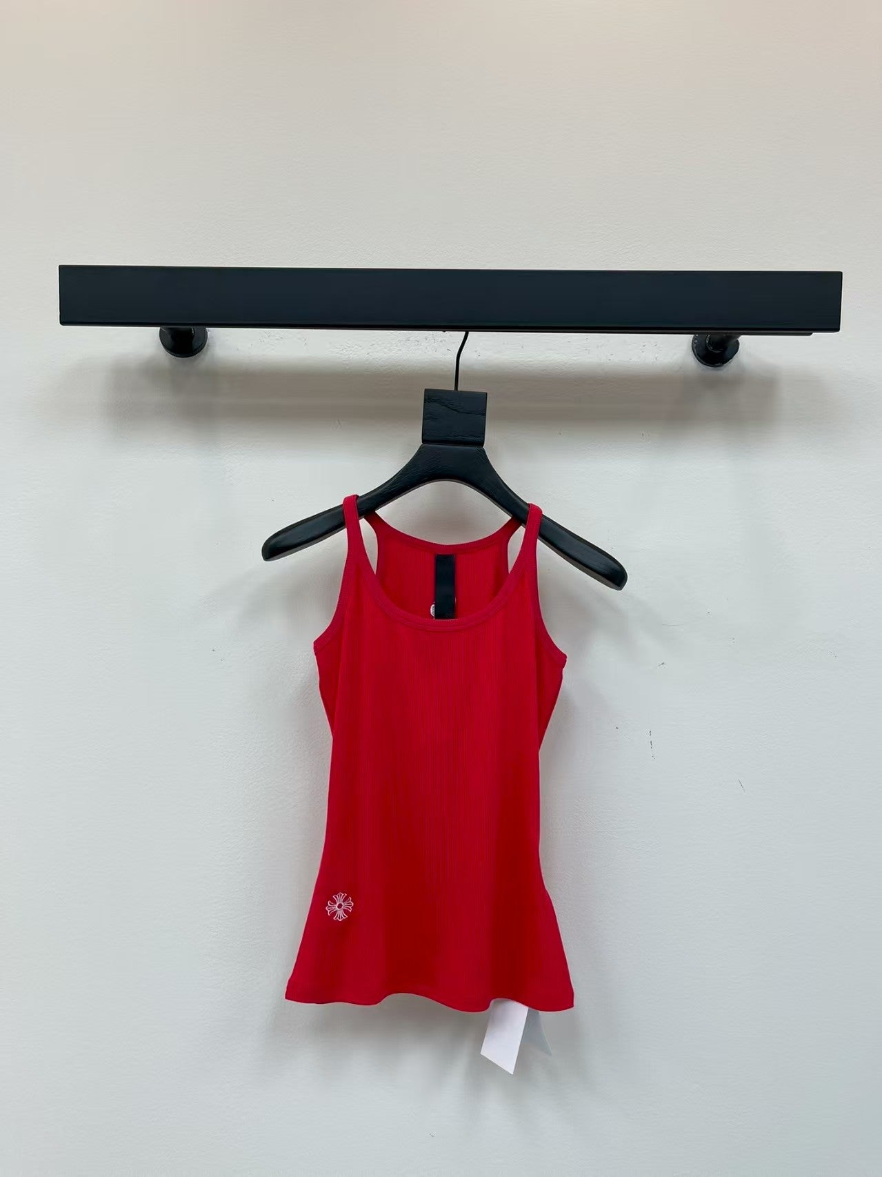 Sanskrit rattan flower cross embroidered suspenders