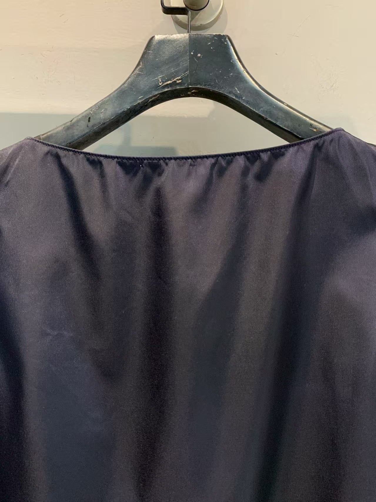 Triangle Logo Zipper Vest Dress