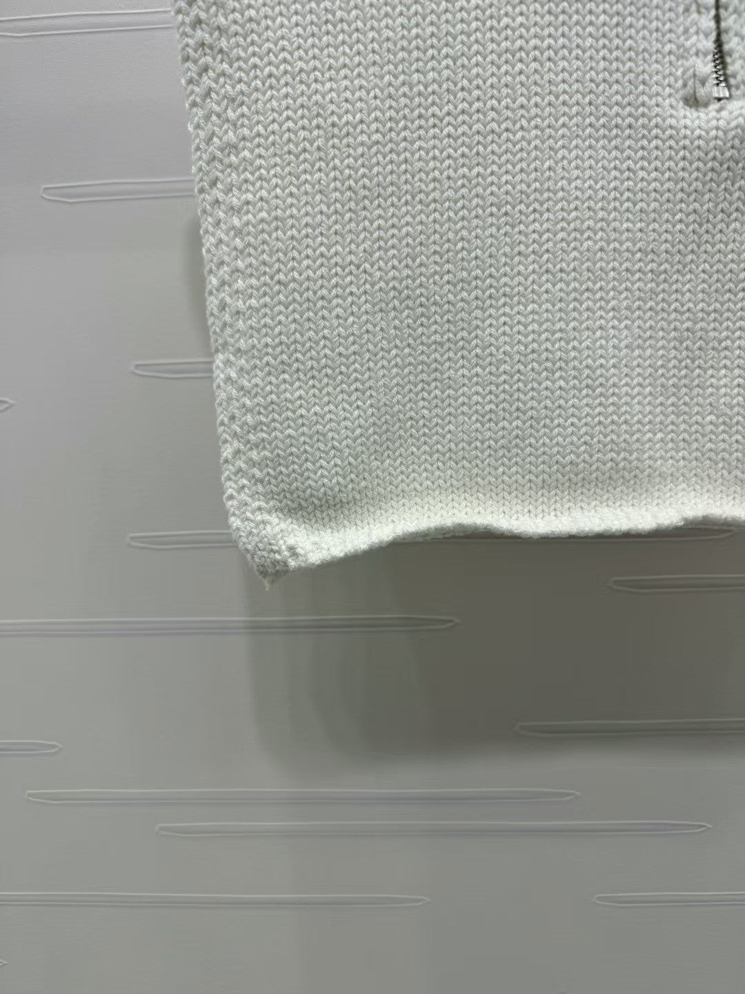 Cropped Oversized Knitted Vest