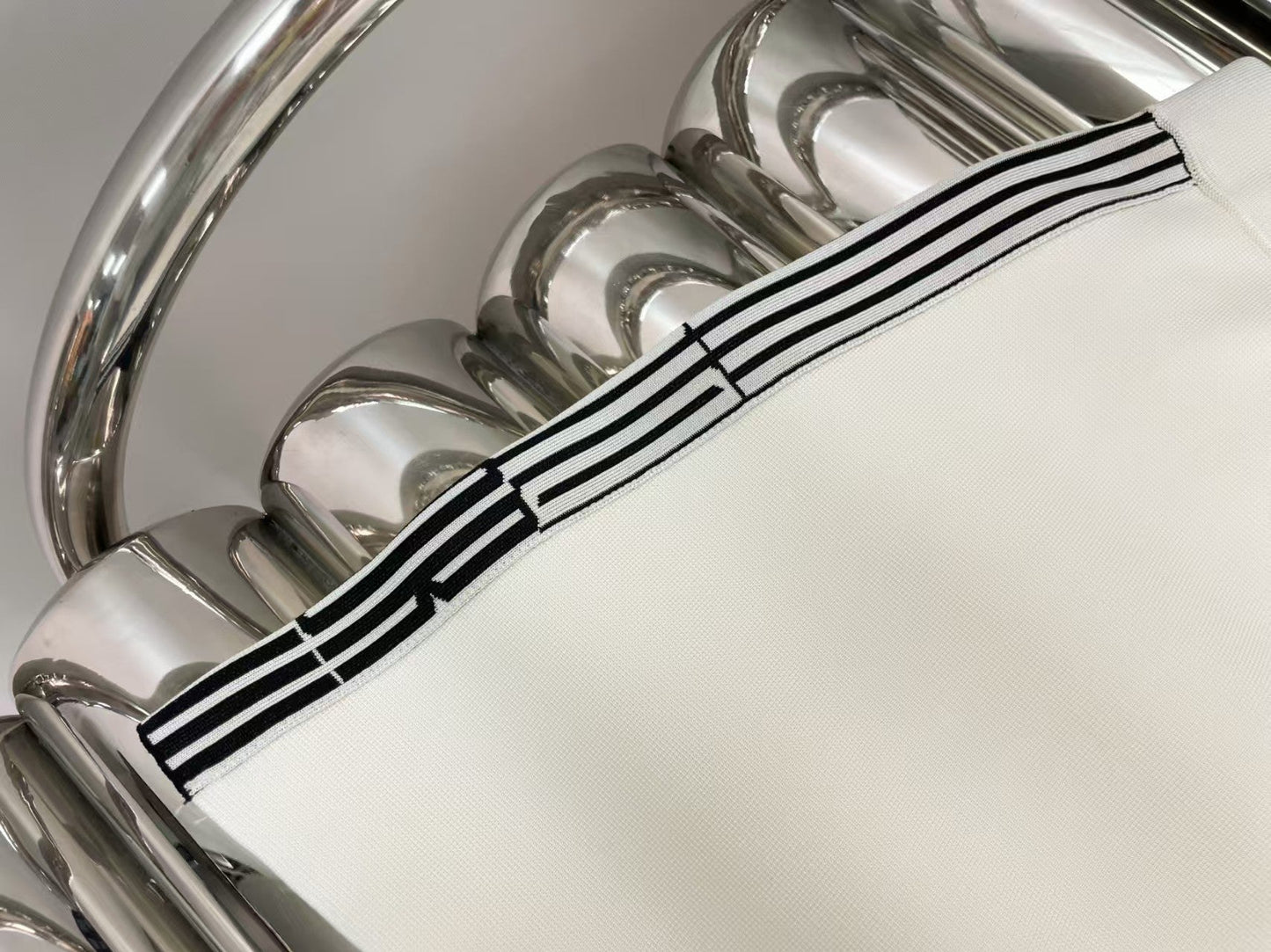 striped knitted skirt