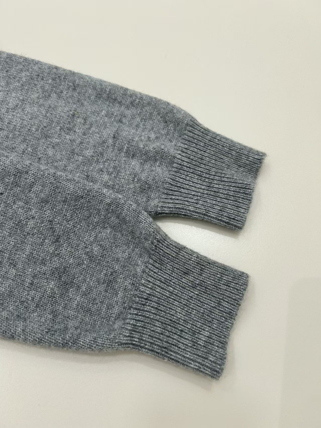 Terry-embroidered Arc de Triomphe hooded wool sweater