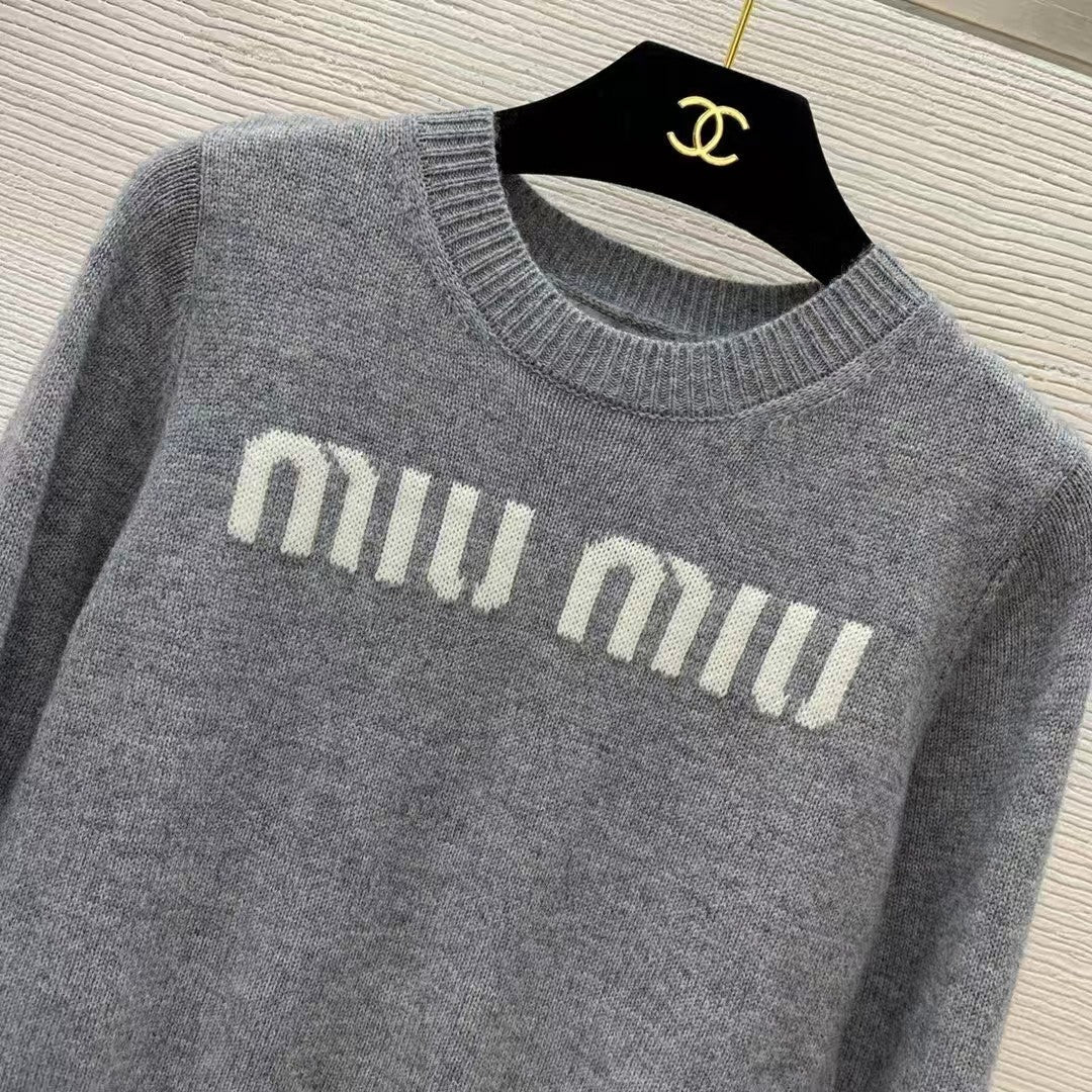 🔥🔥🔥jacquard crew neck sweater