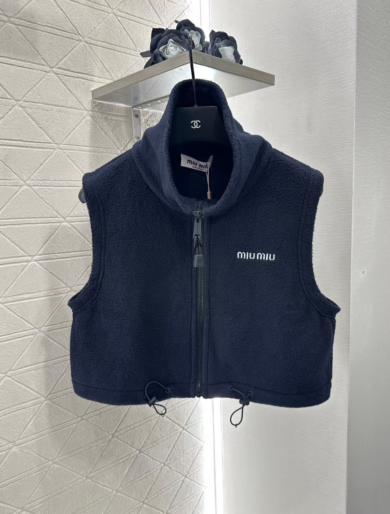 Teddy Plush Zipper Down Vest