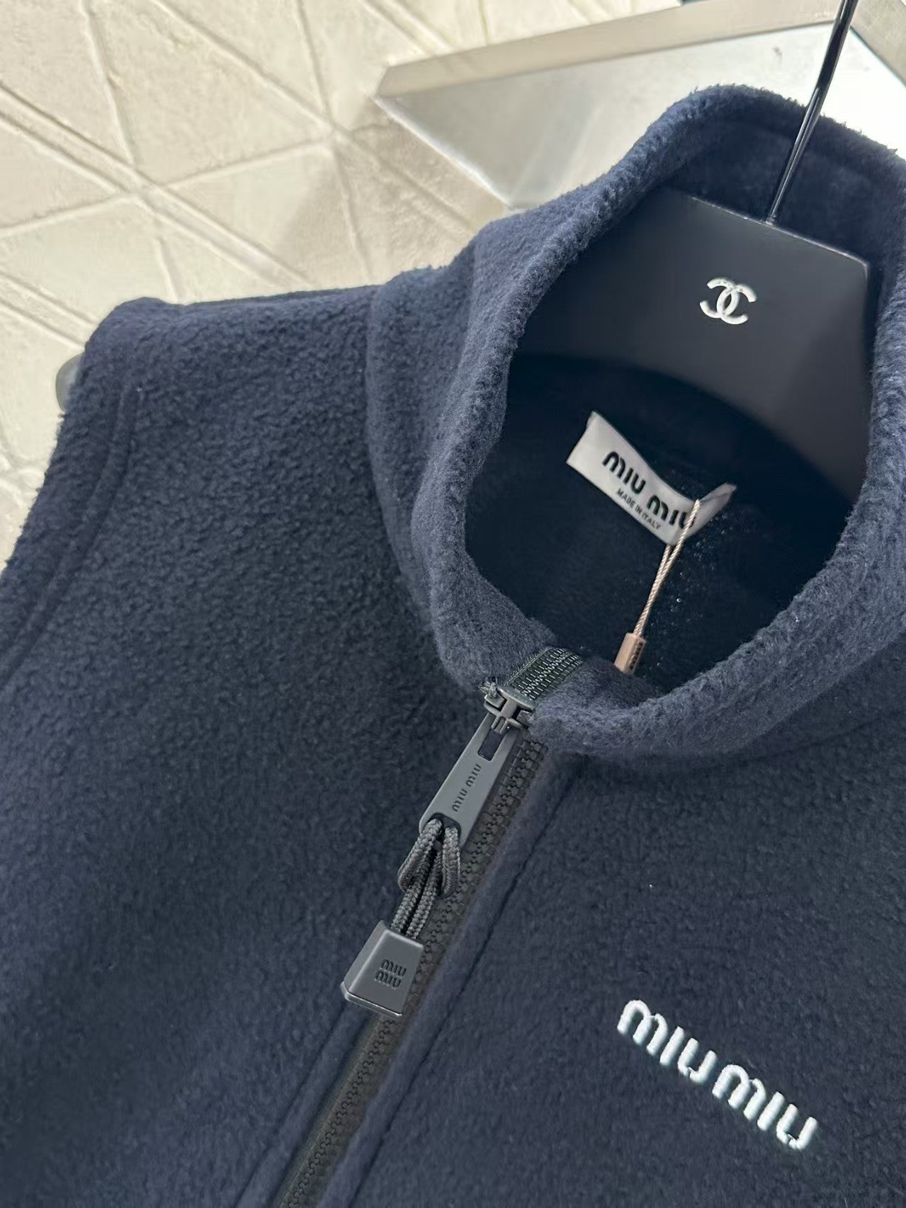 Teddy Plush Zipper Down Vest