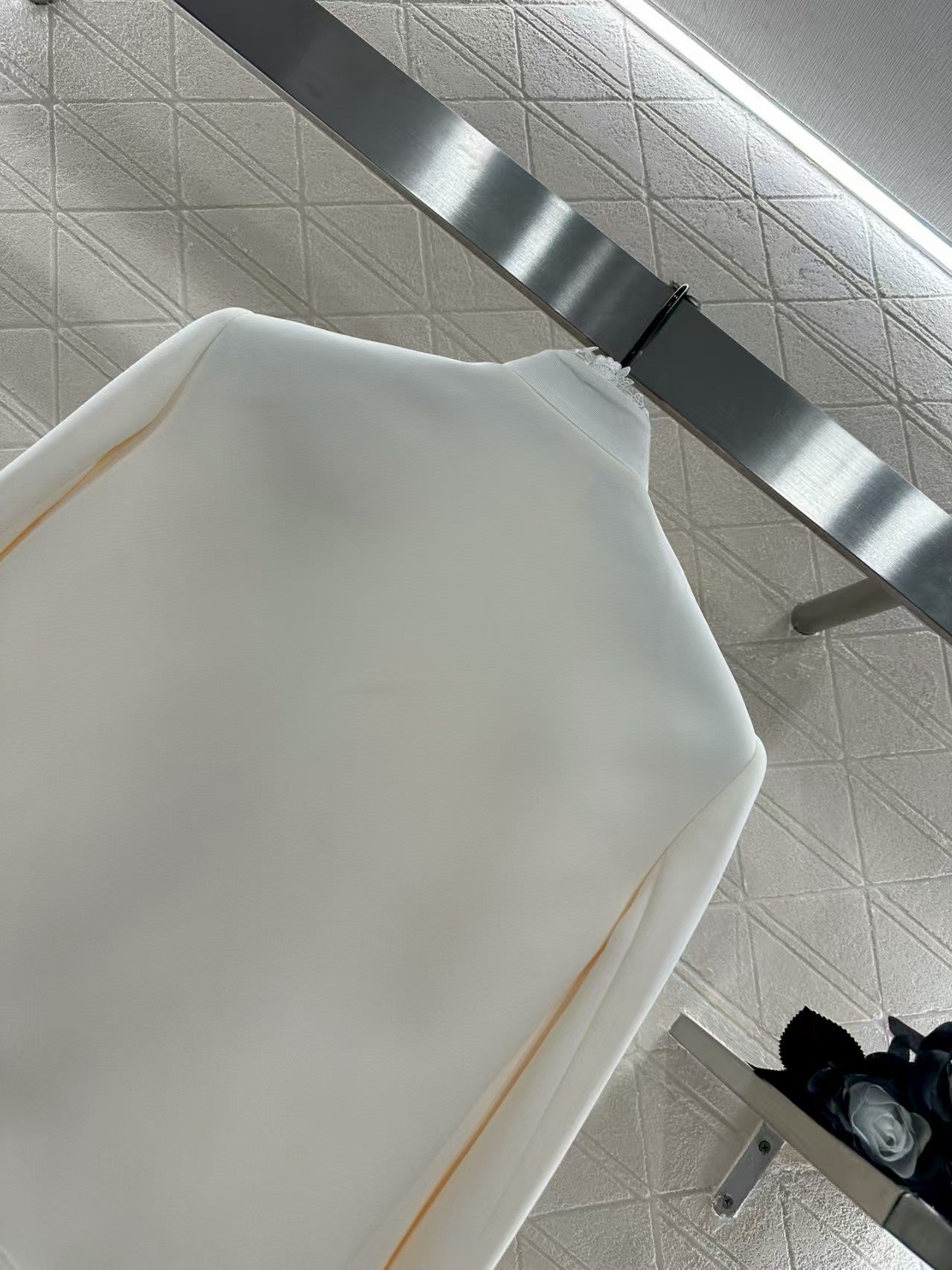 Stand collar water-soluble lace jacket