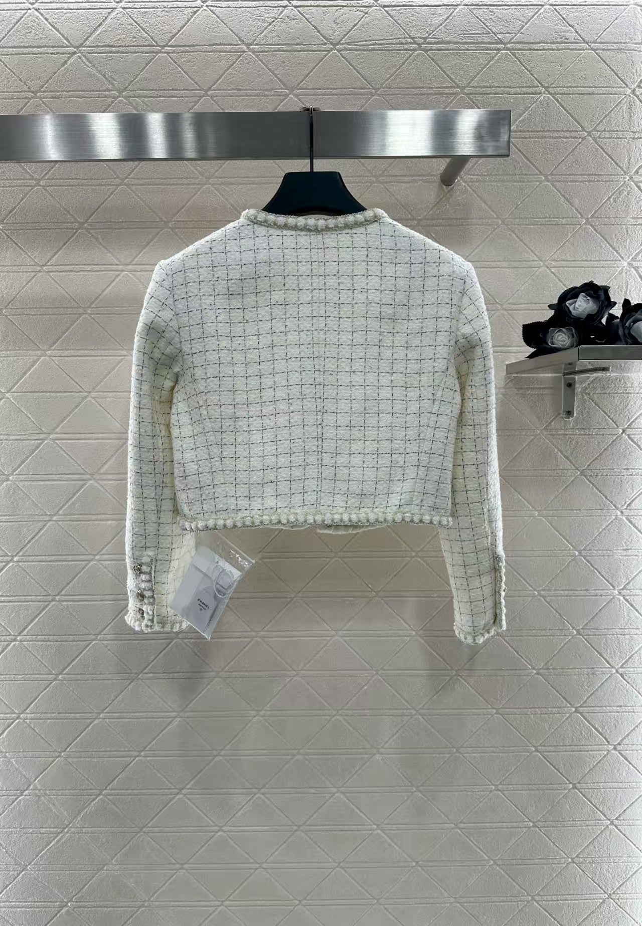 Woolen wool coat and skirt suit