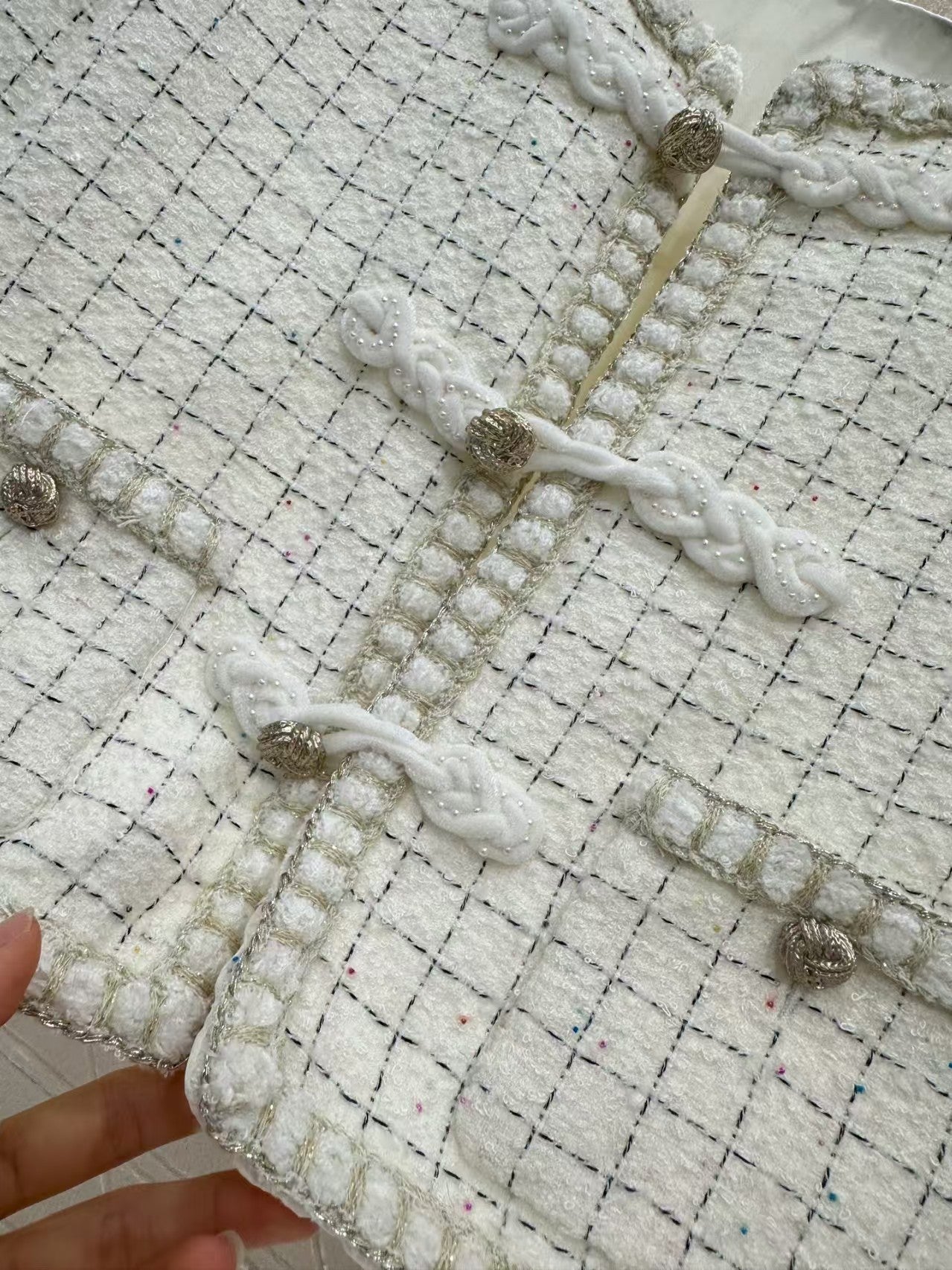 Woolen wool coat and skirt suit