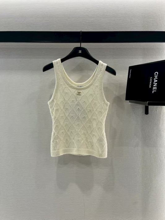 Fireworks rhinestone knitted vest