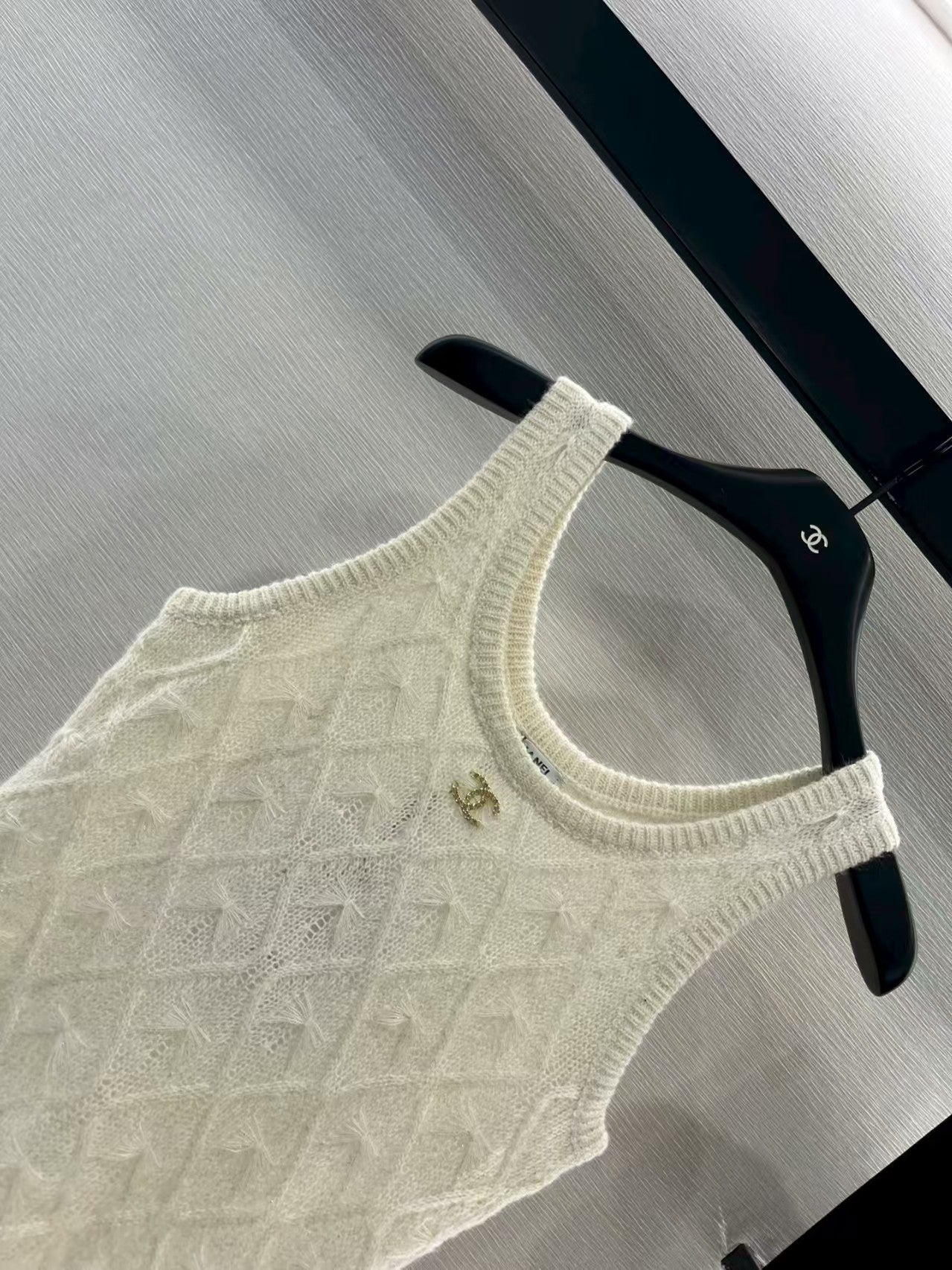 Fireworks rhinestone knitted vest