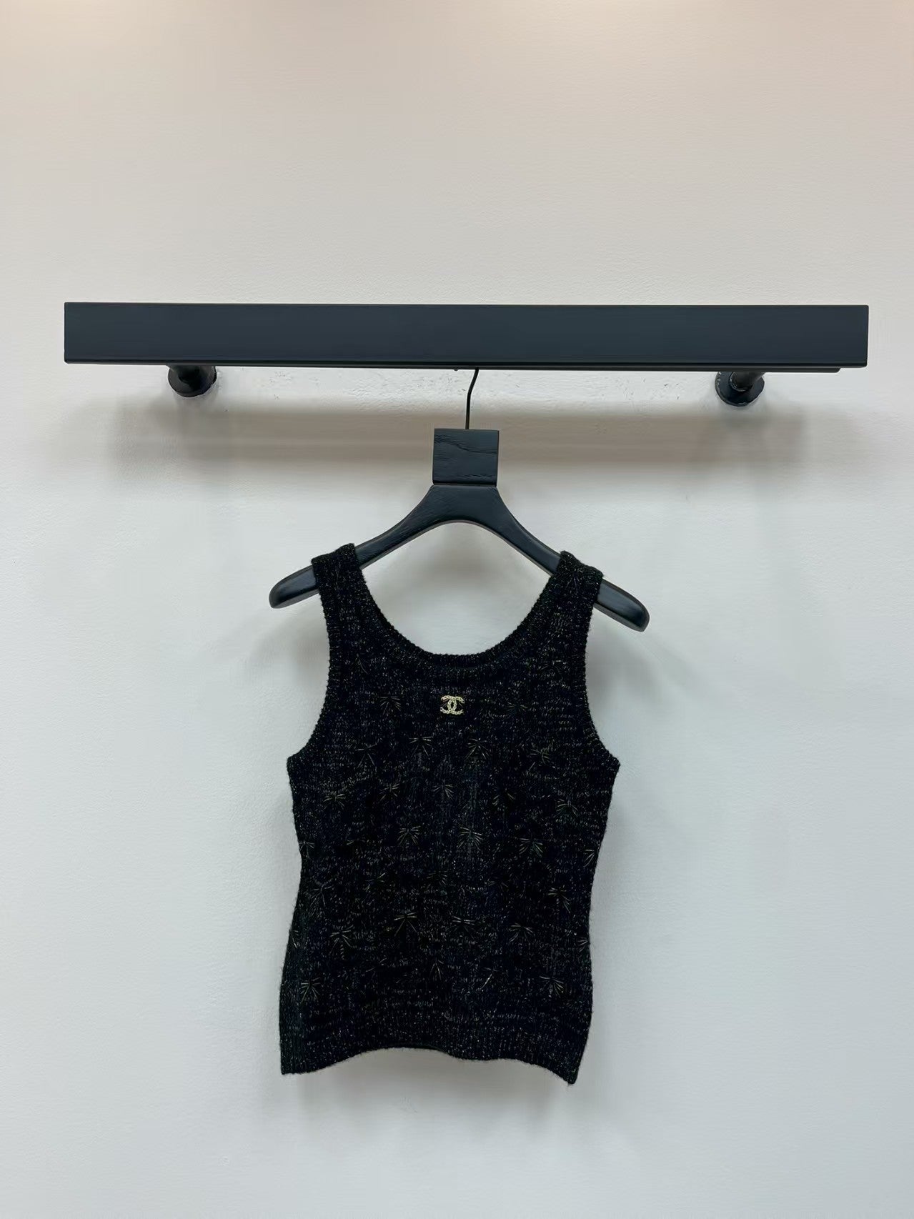 Fireworks rhinestone knitted vest