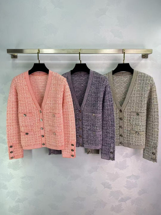 New early autumn knitted cardigan